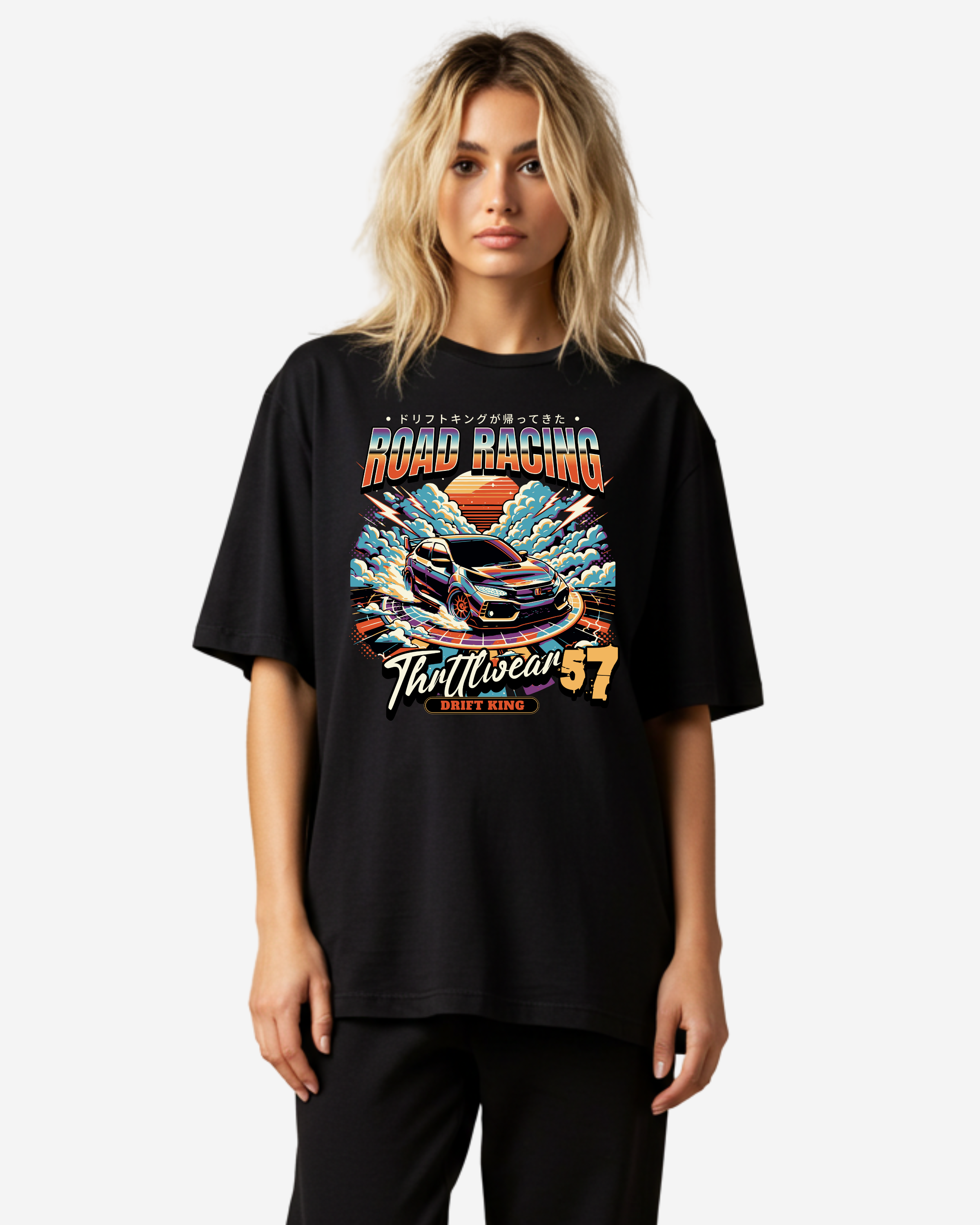 Road Racing Oversized T-Shirt