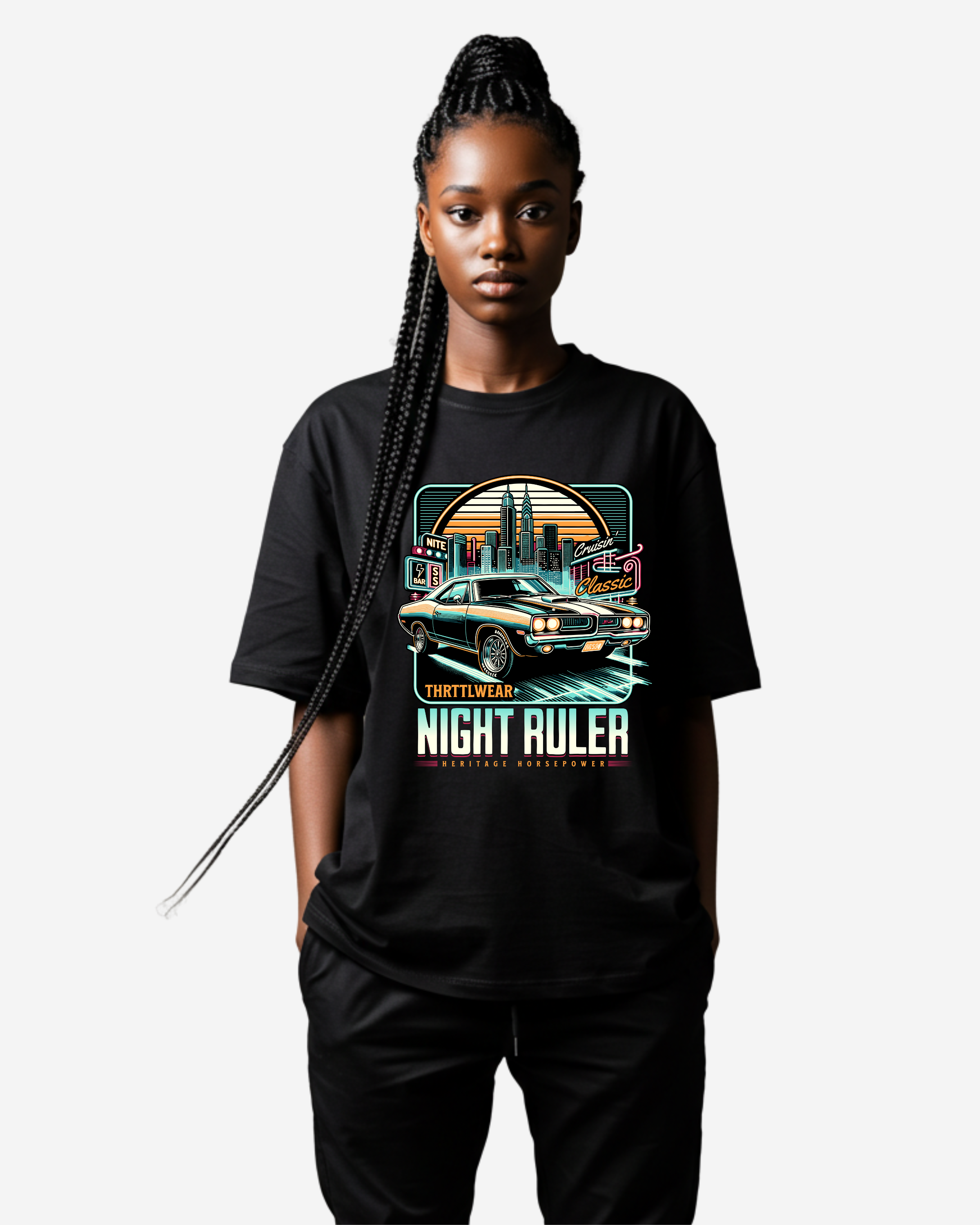 Night Ruler Oversized T-Shirt