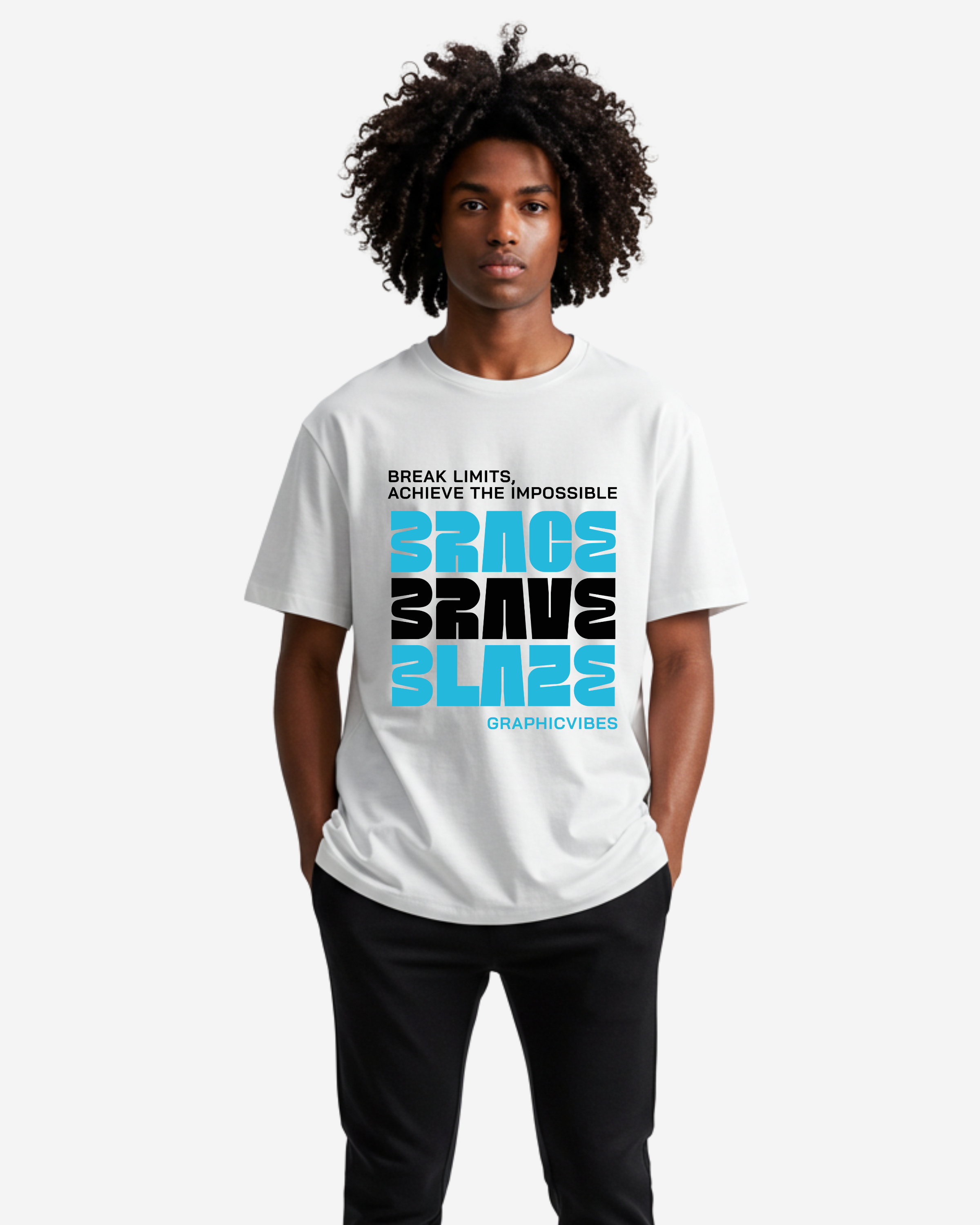 Brace Brave Blaze Men's Oversized T-Shirt
