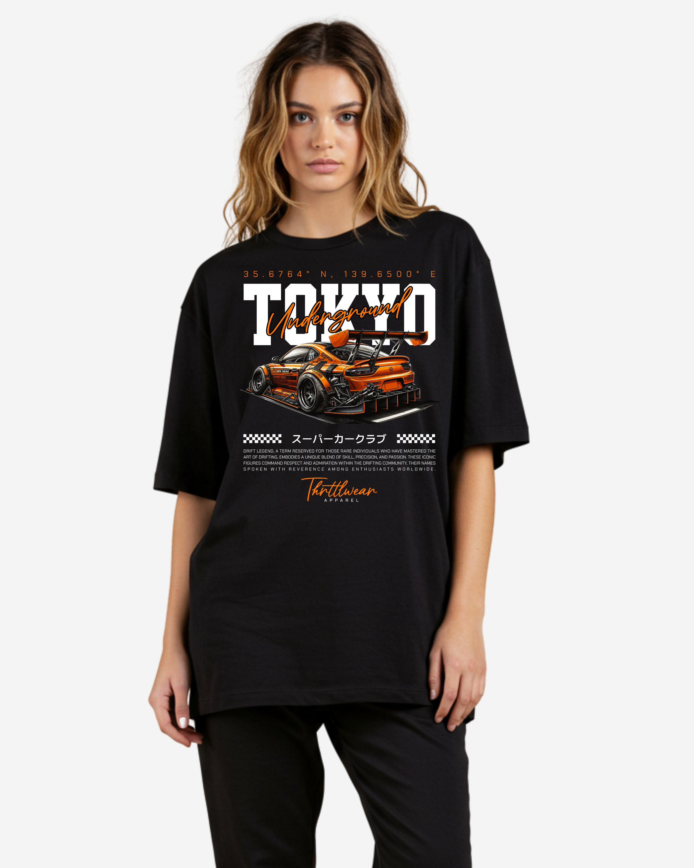 Tokyo Underground Drift Oversized T-Shirt