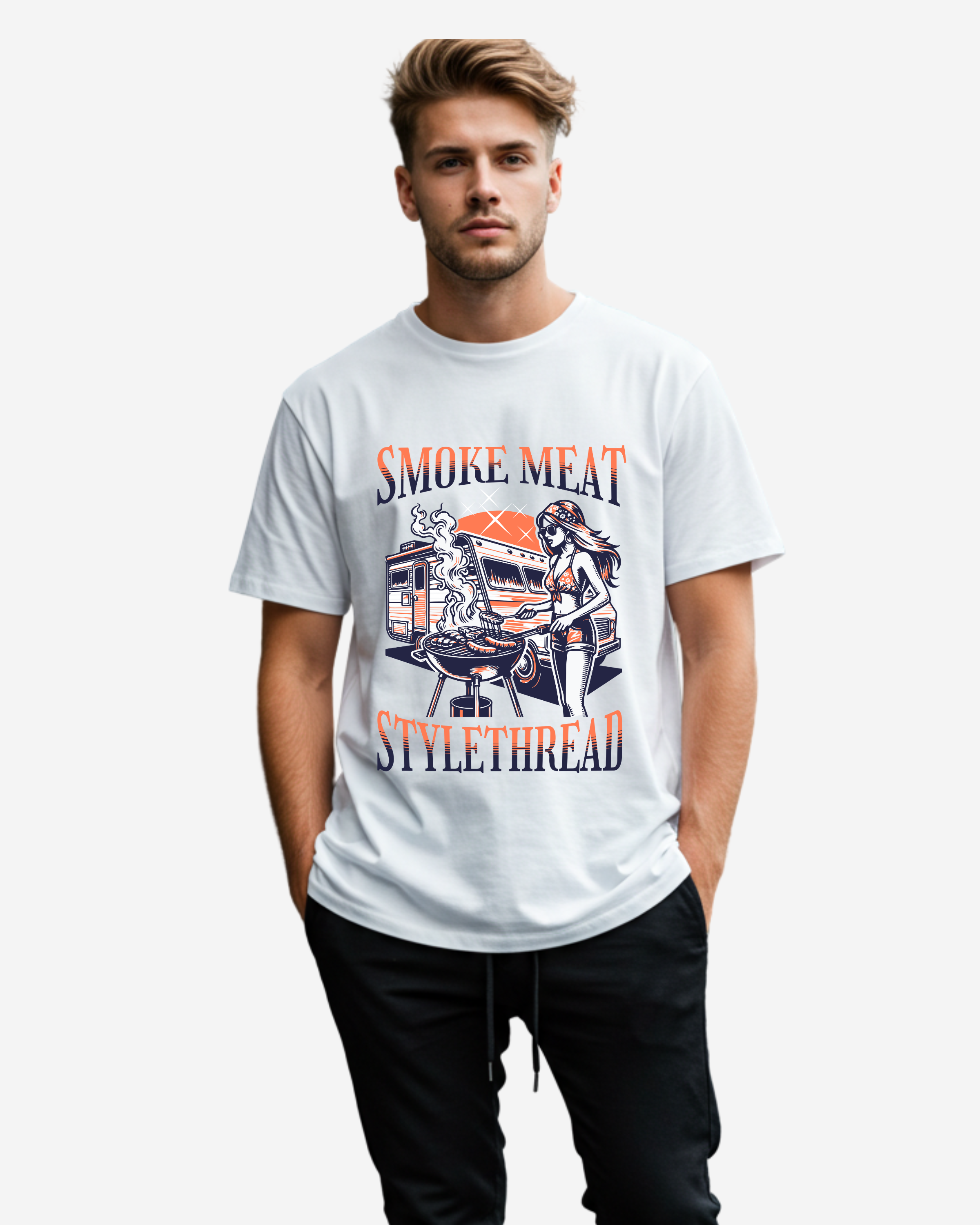 Smoke Meat Men's Oversized T-Shirt