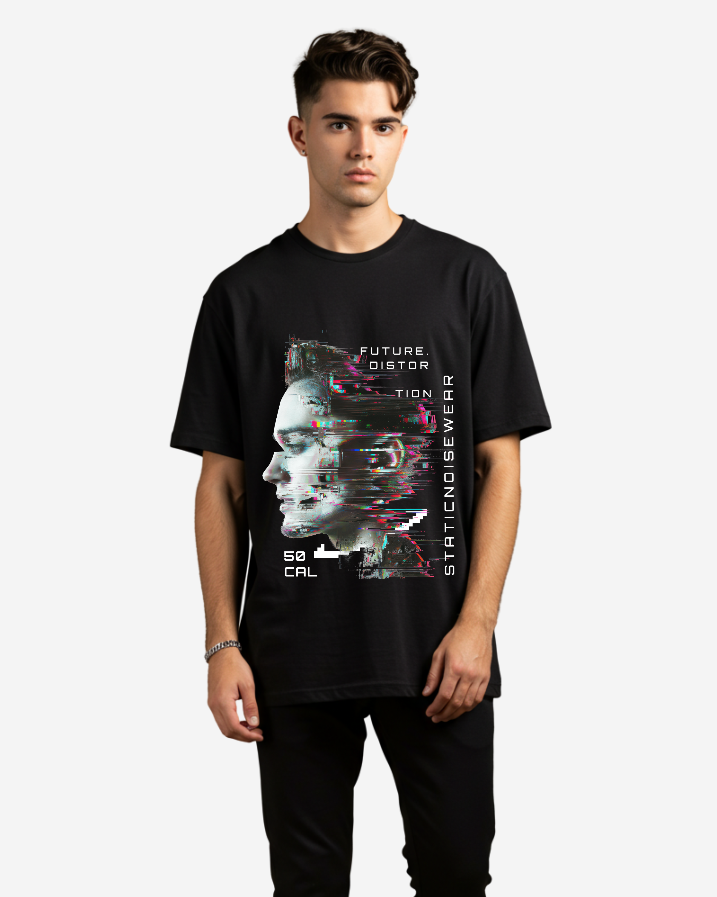 Future Distortion Men's Oversized T-Shirt