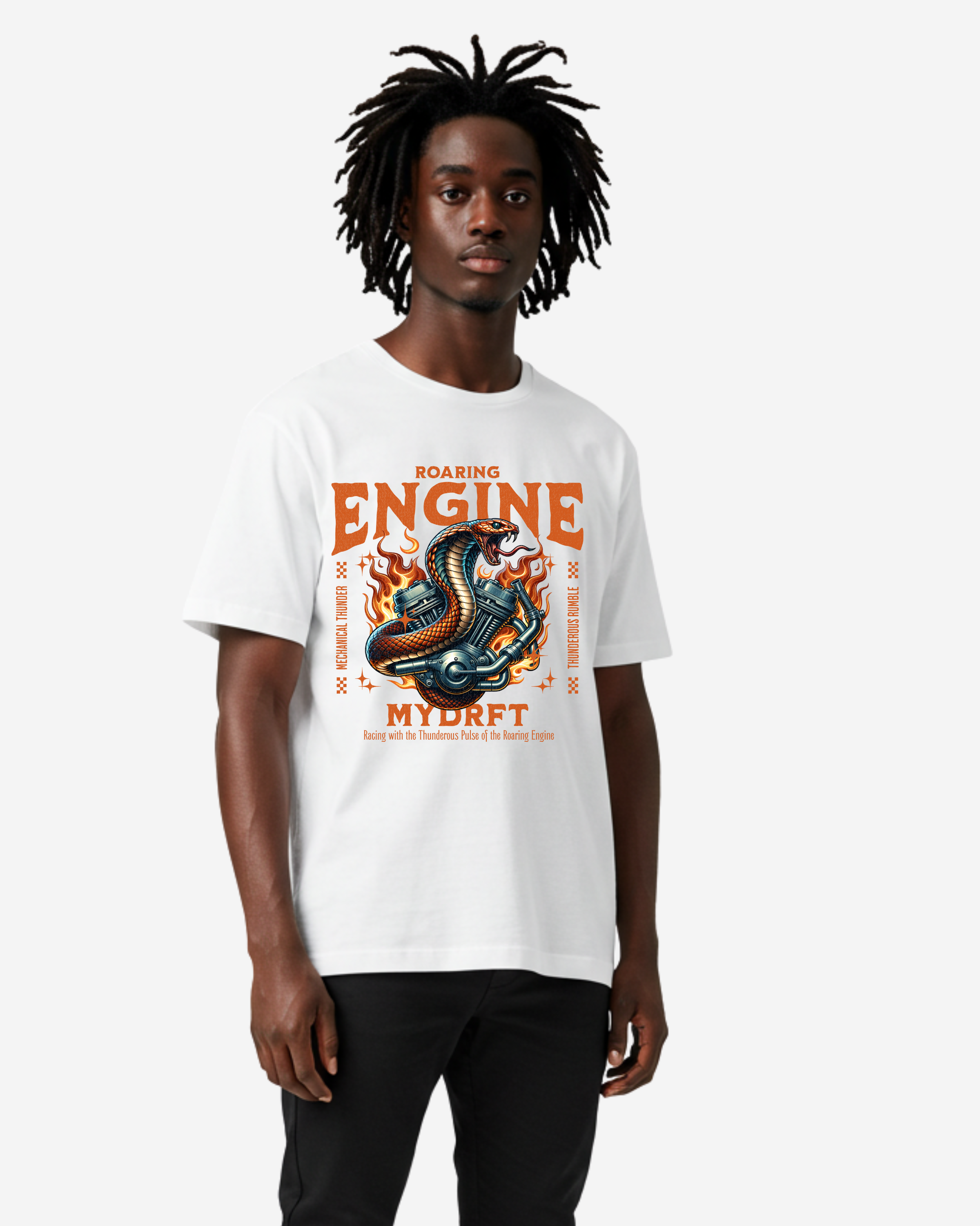 Revving Fury Oversized T-Shirt