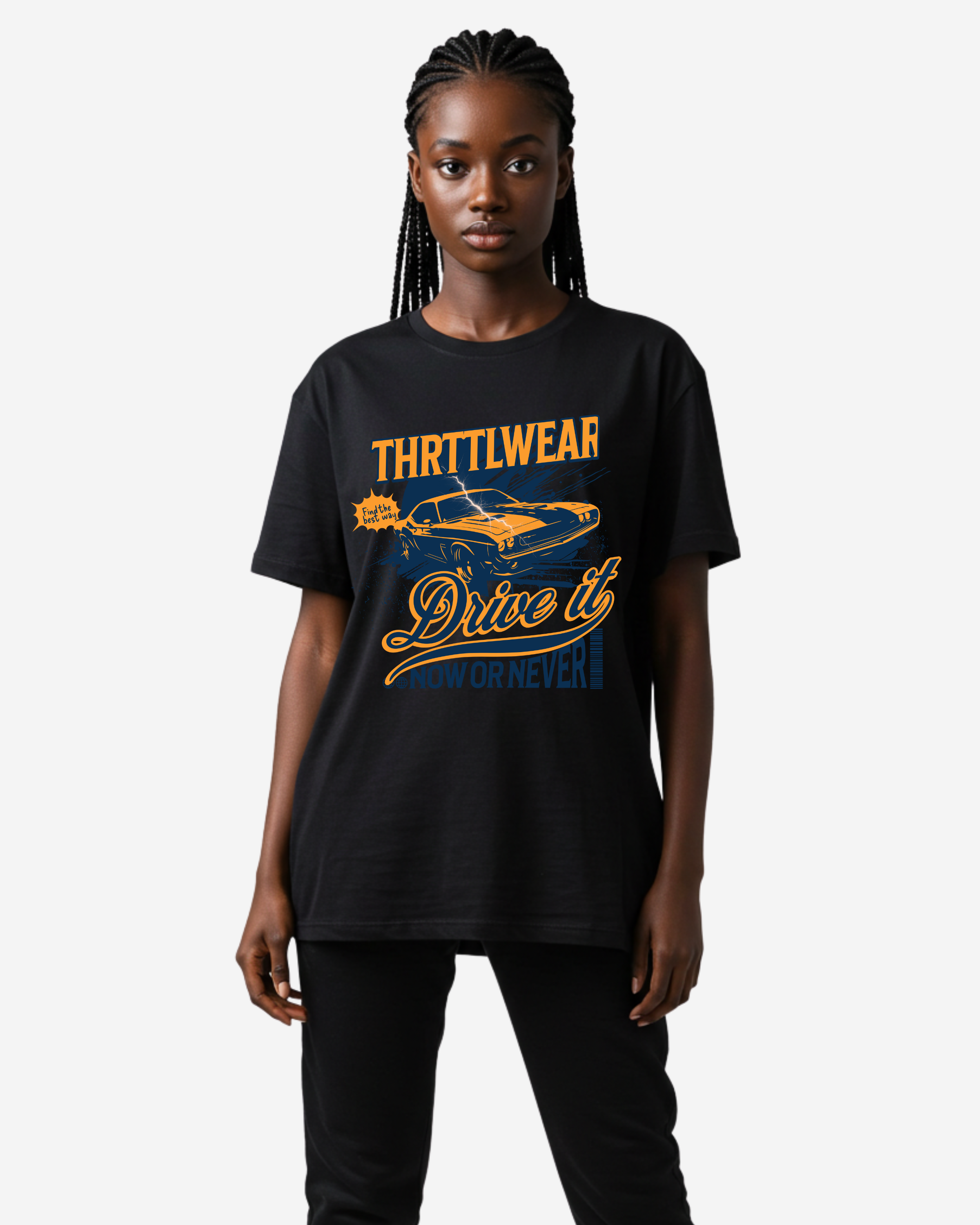 Now Or Never Racing Oversized T-Shirt