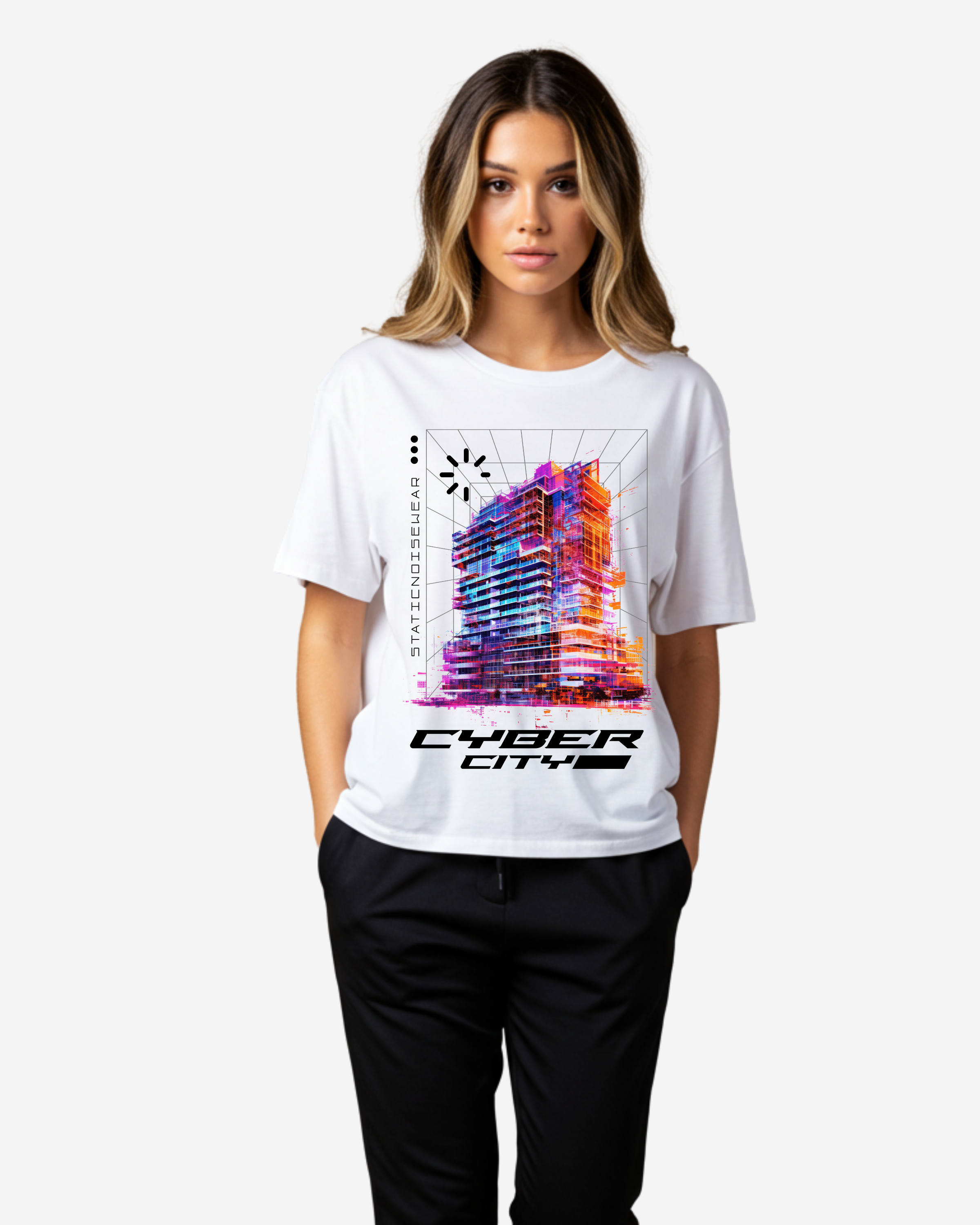 Cyber city 5.0 Women's Oversized T-Shirt