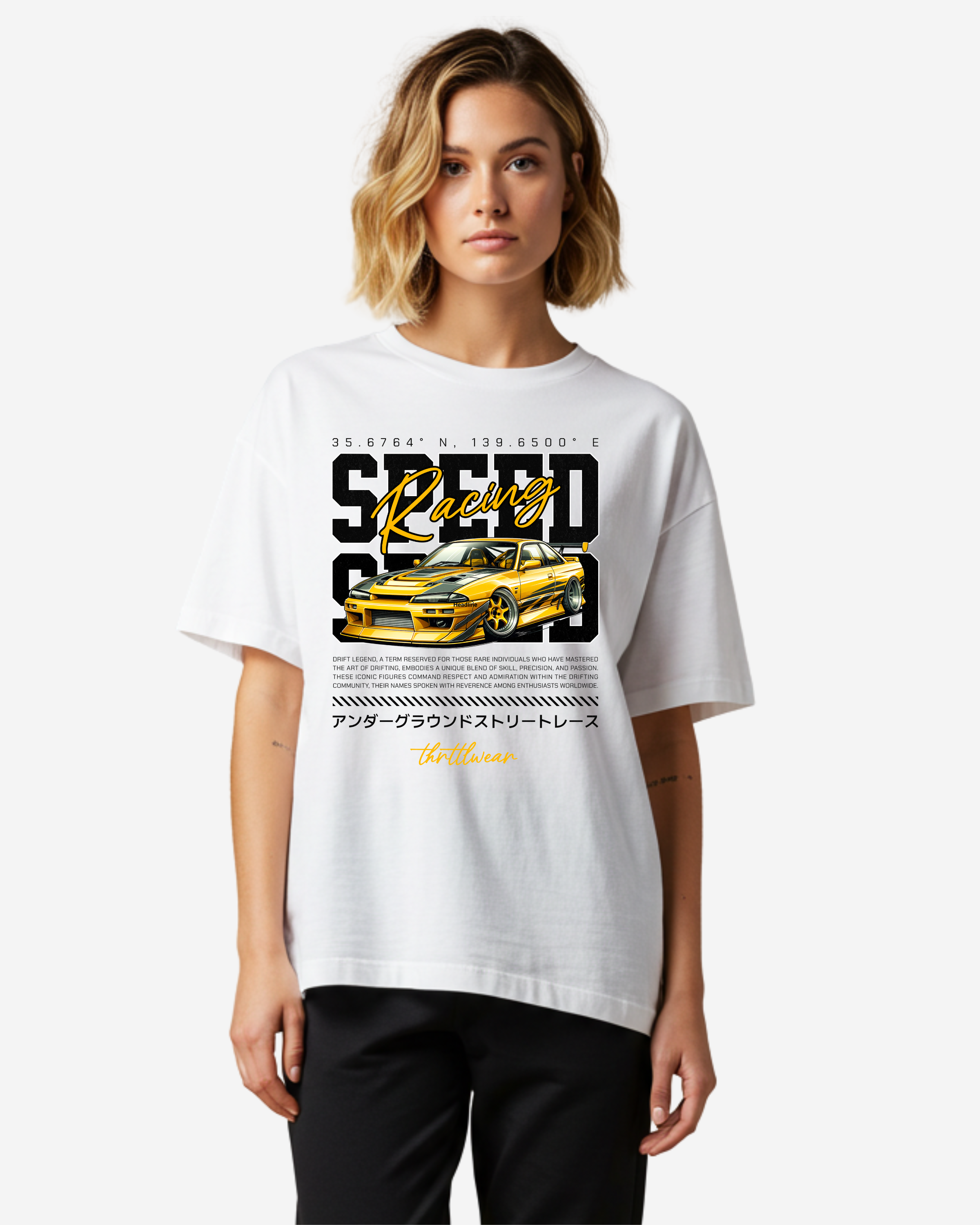 Speed Racing Drift Oversized T-Shirt