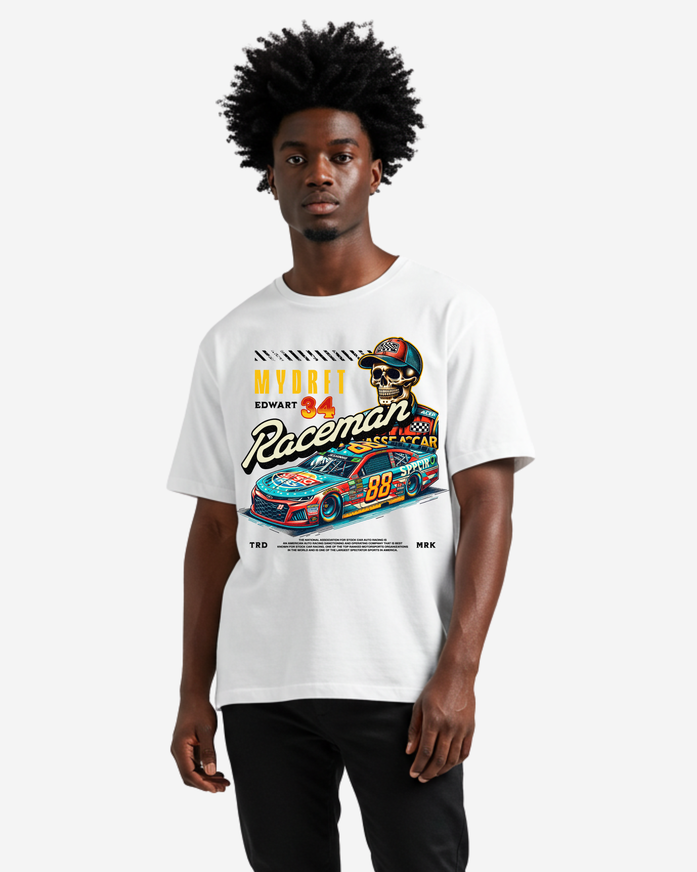 Racer Man Oversized T-Shirt