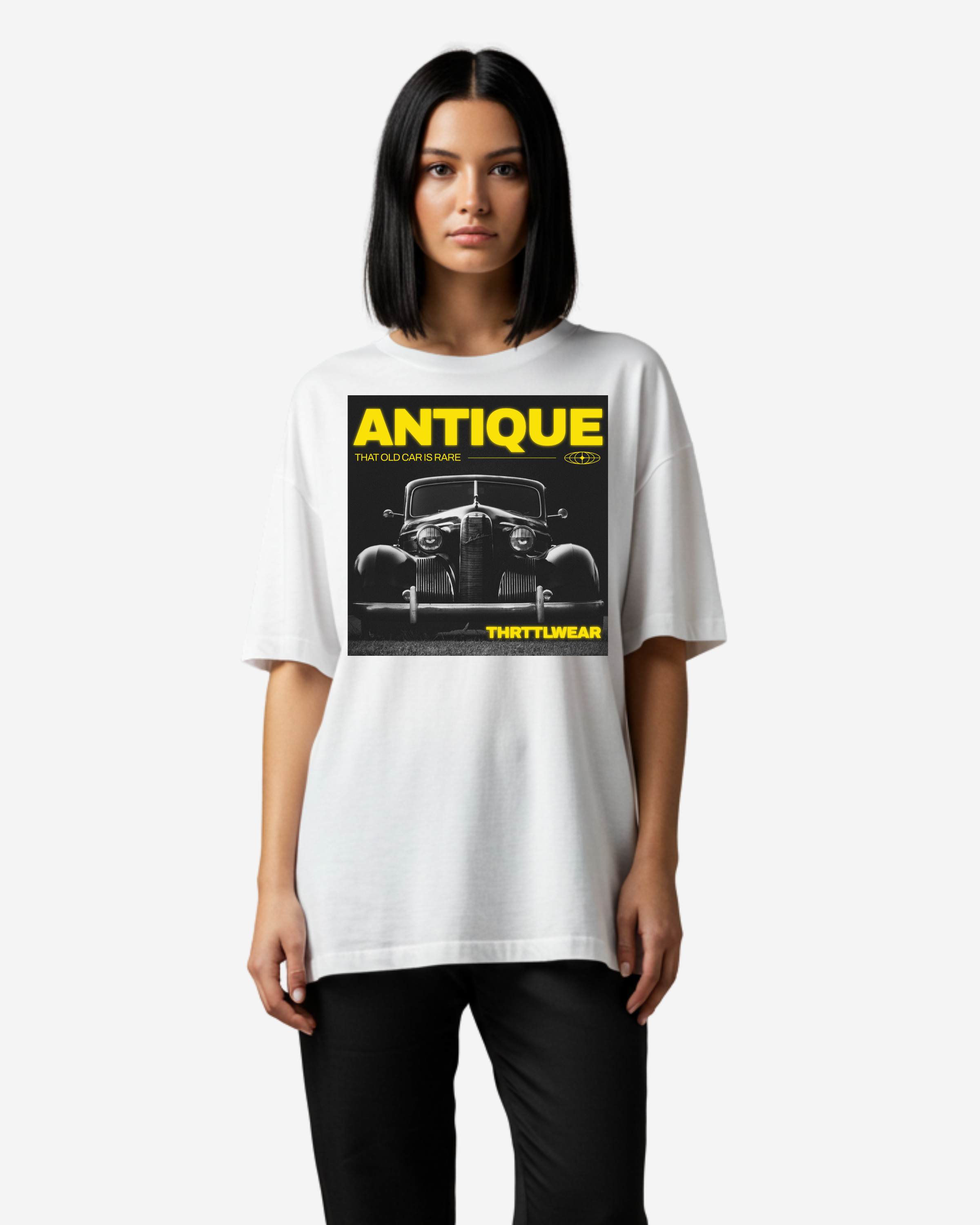 Antique Car Oversized T-Shirt