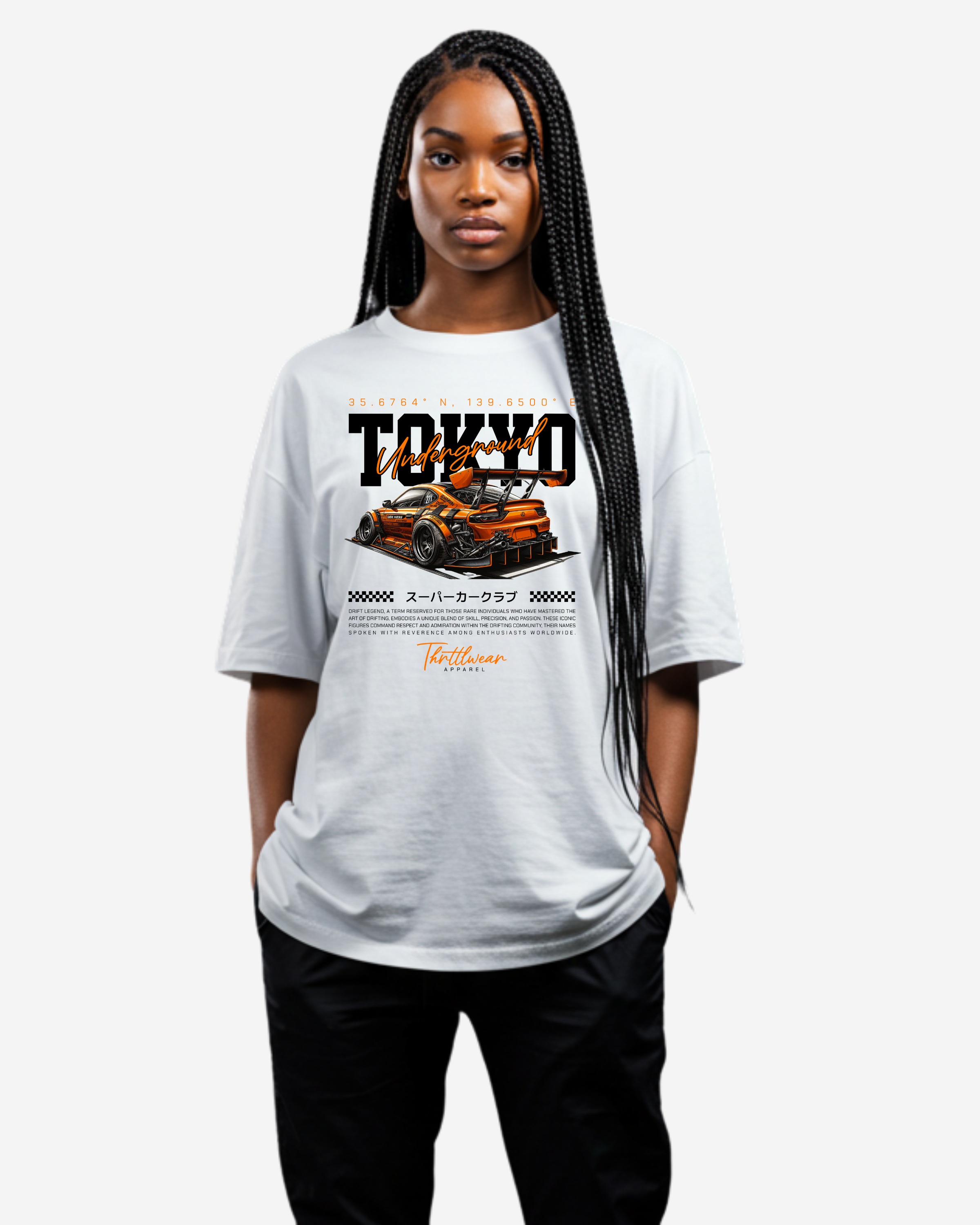 Tokyo Underground Drift Oversized T-Shirt