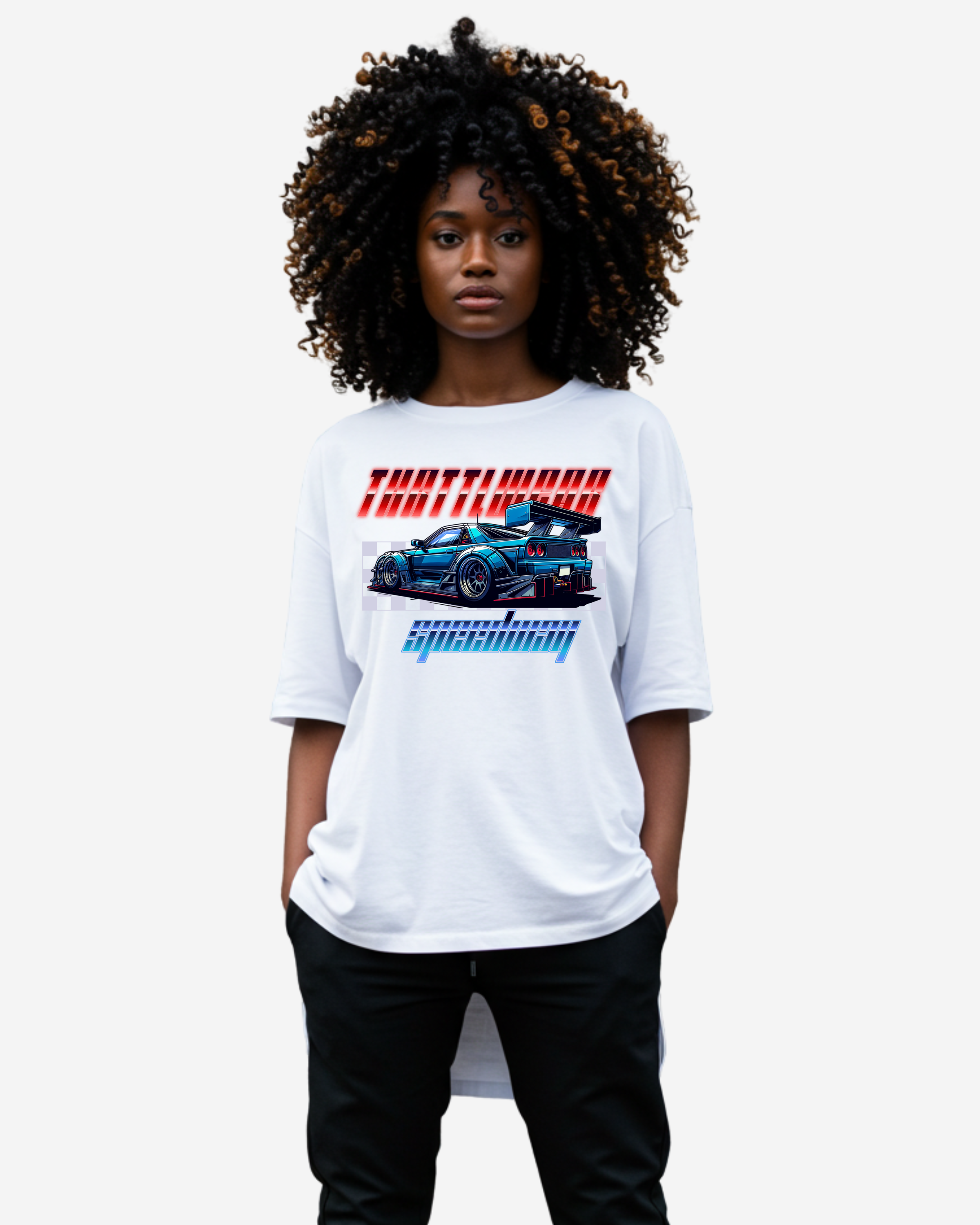 Speed Car Oversized T-Shirt