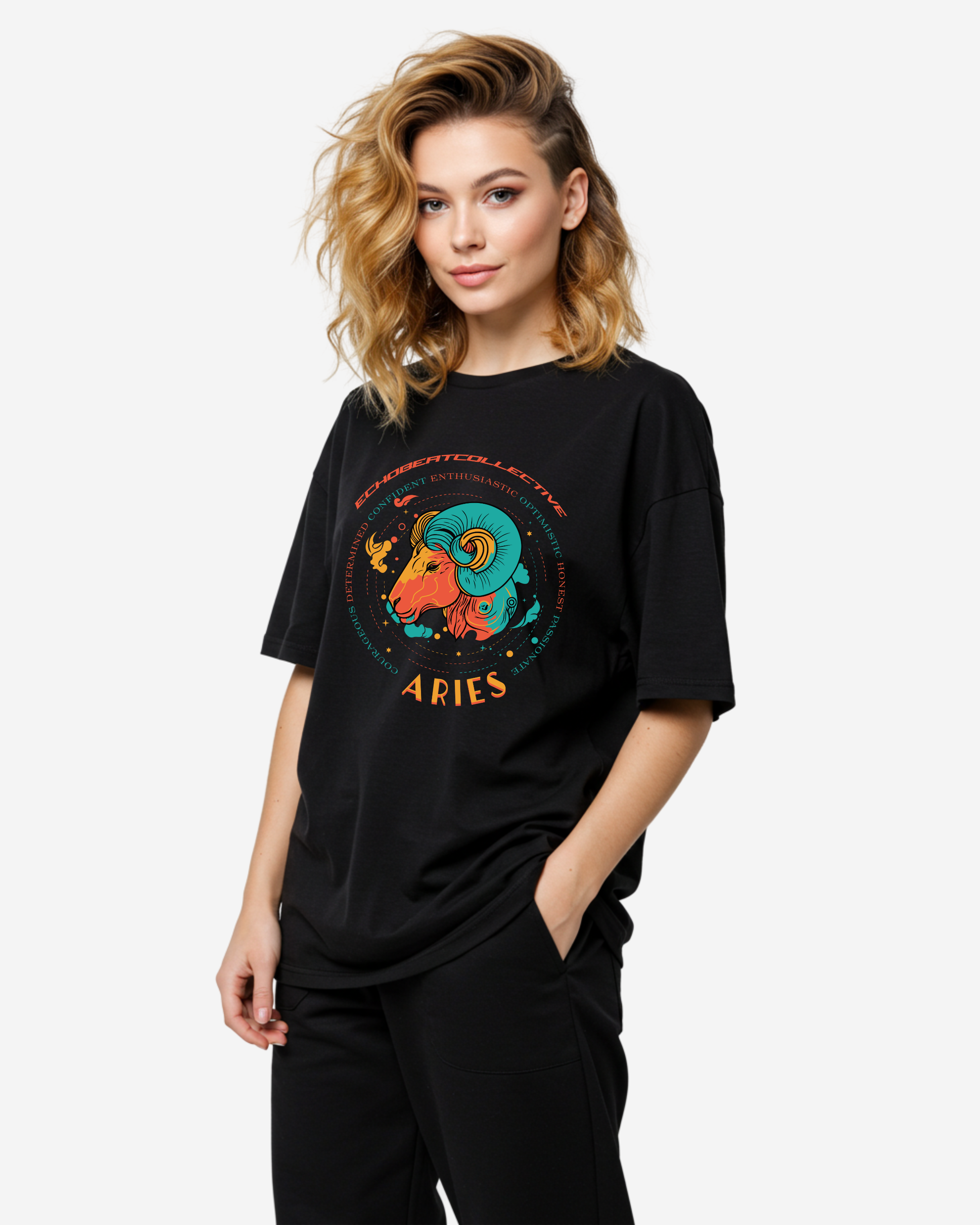 Aries Women's Oversized T-Shirt