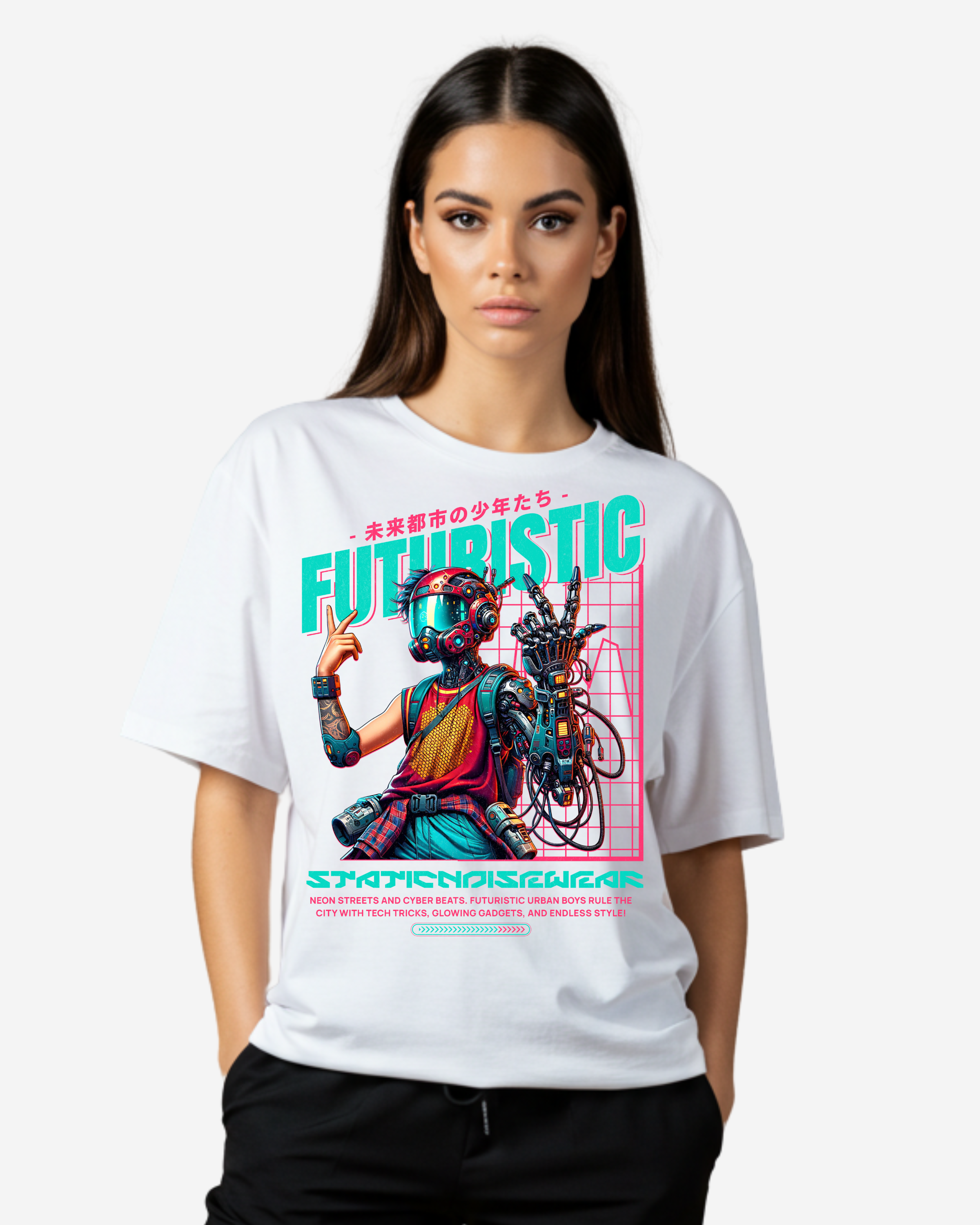 Future Urban Boy Women's Oversized T-Shirt