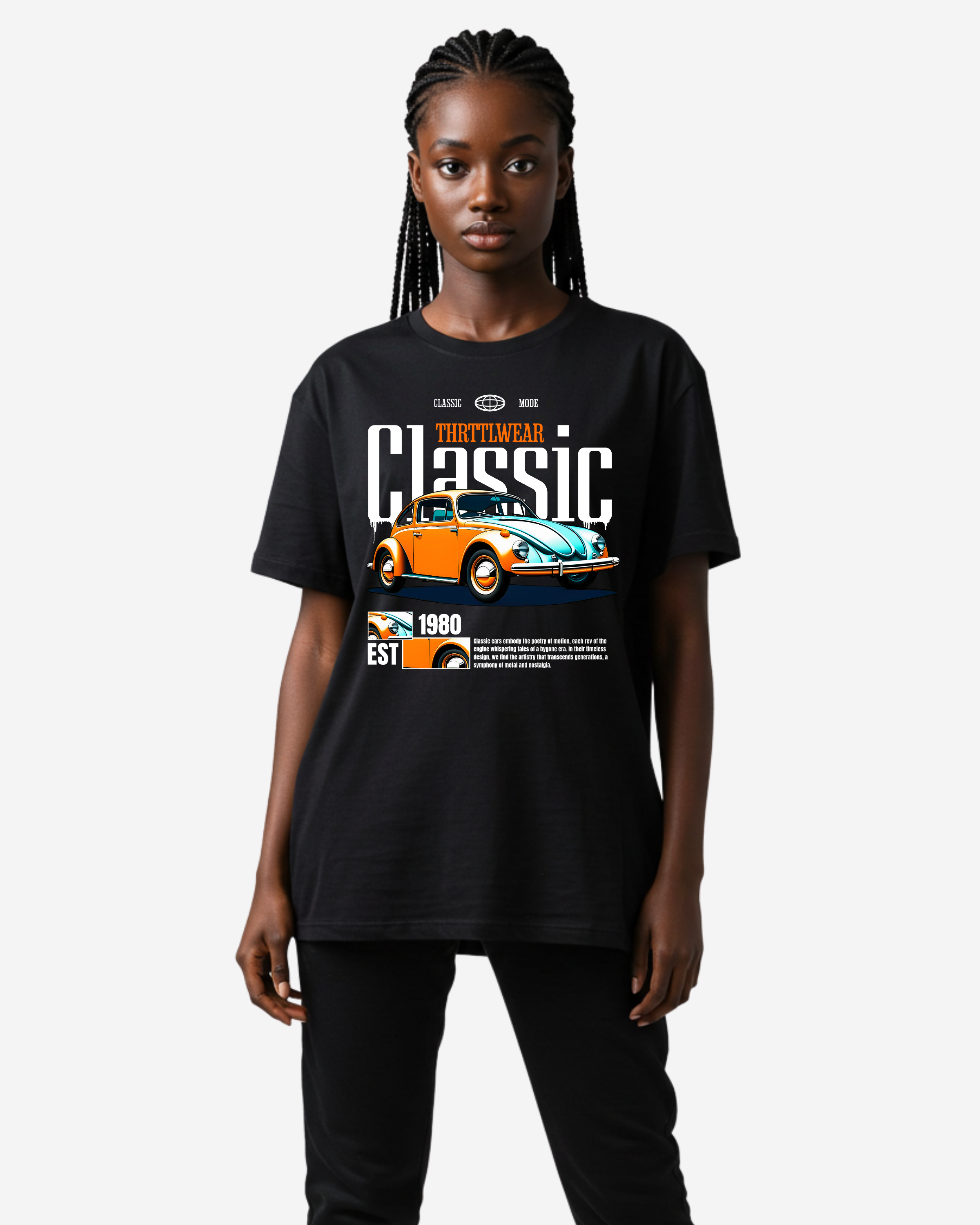 Classic Car Oversized T-Shirt