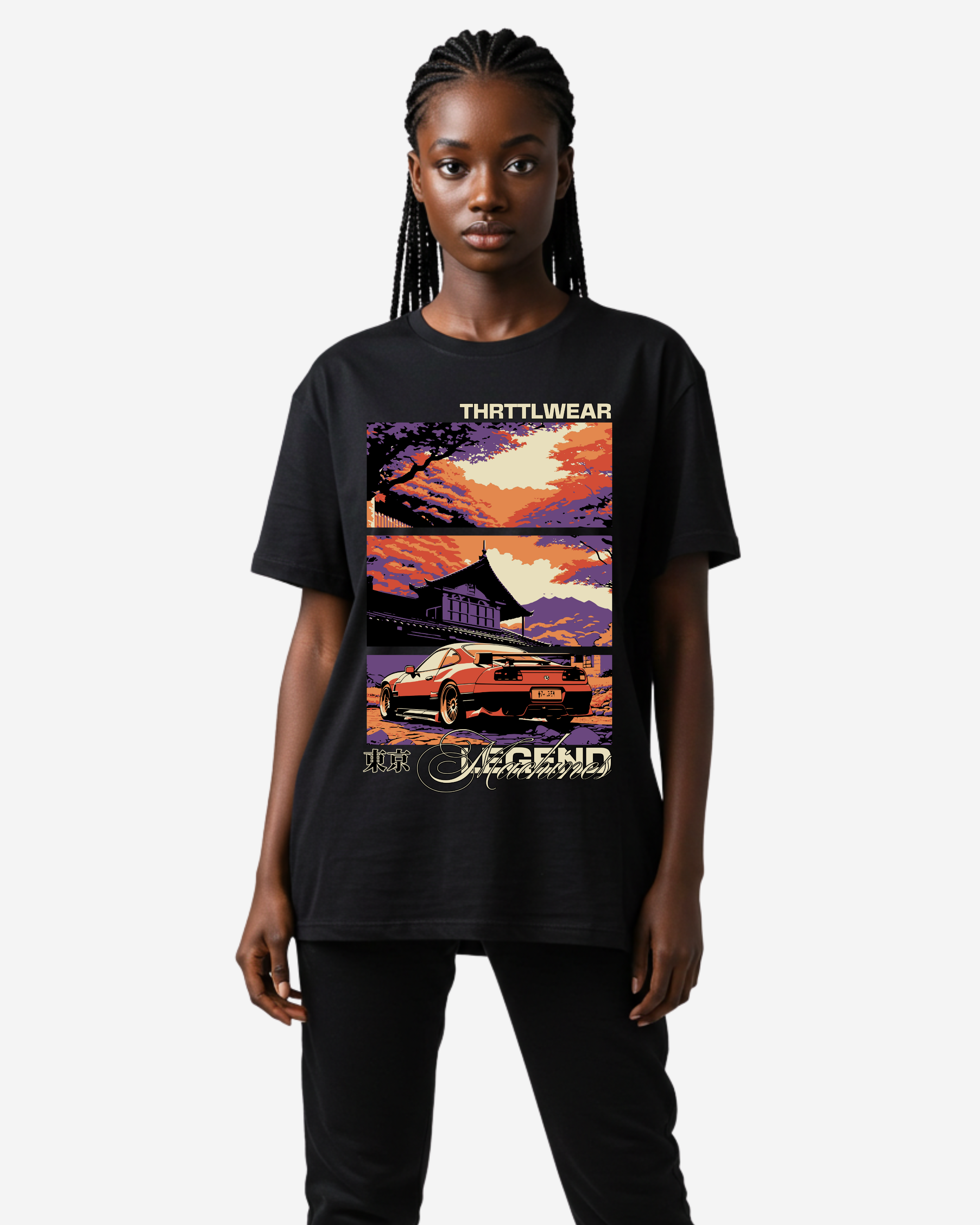 Japan Car Oversized T-Shirt