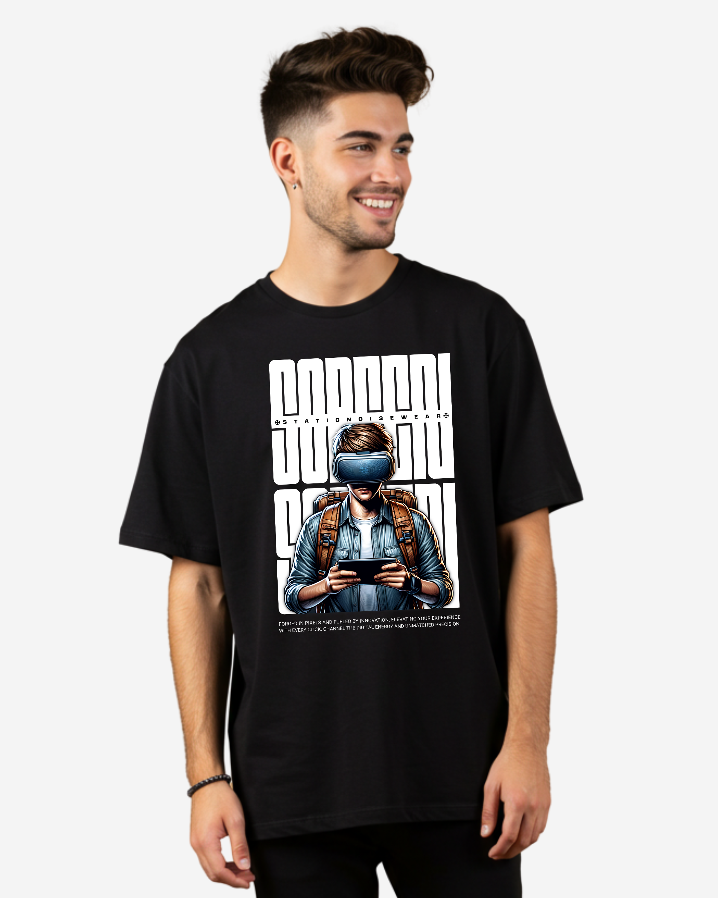 Beyond the Screen Men's Oversized T-Shirt