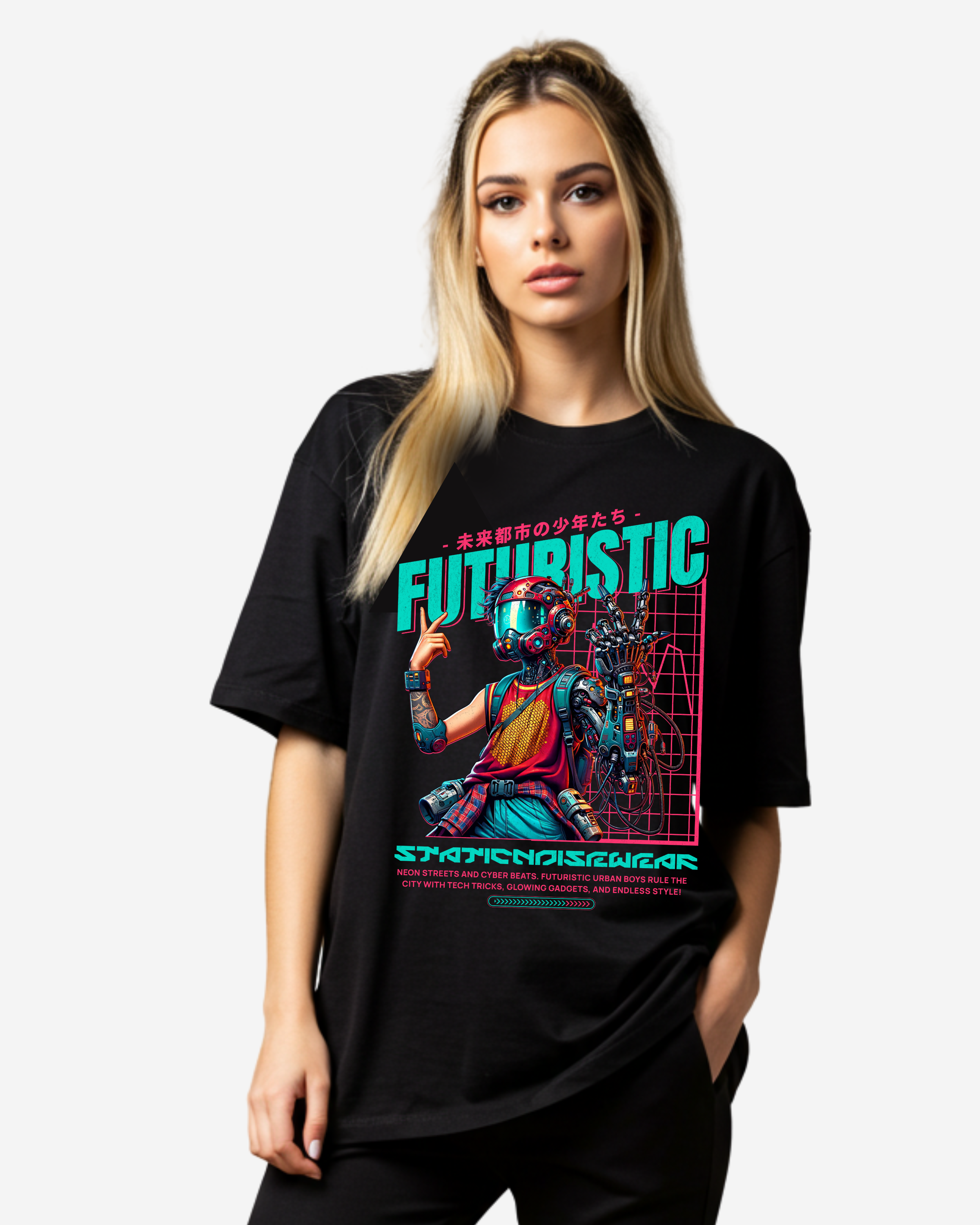 Future Urban Boy Women's Oversized T-Shirt