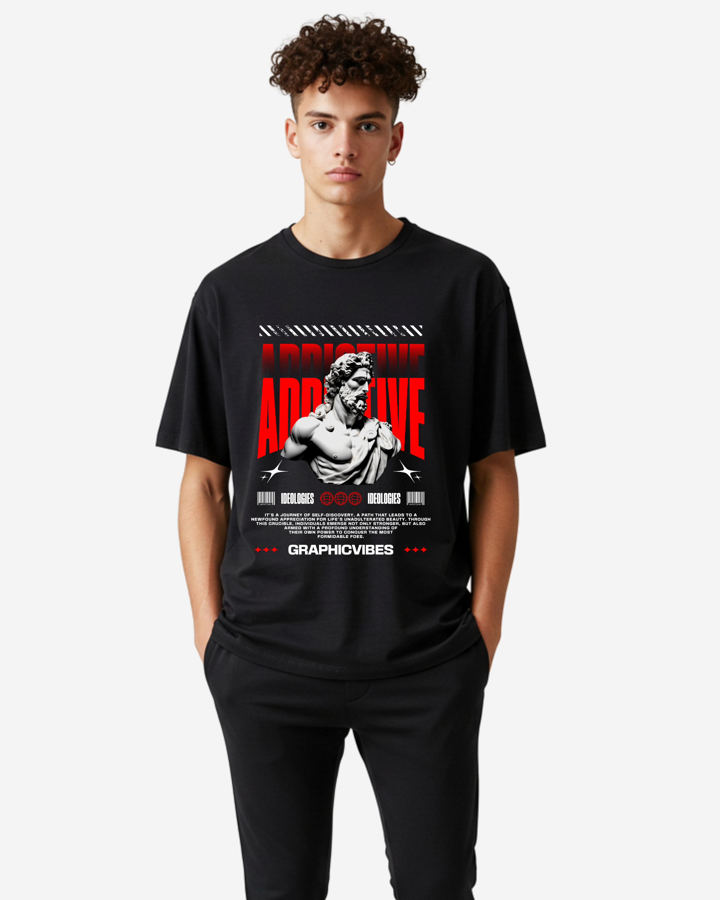Addictive Men's Oversized T-Shirt