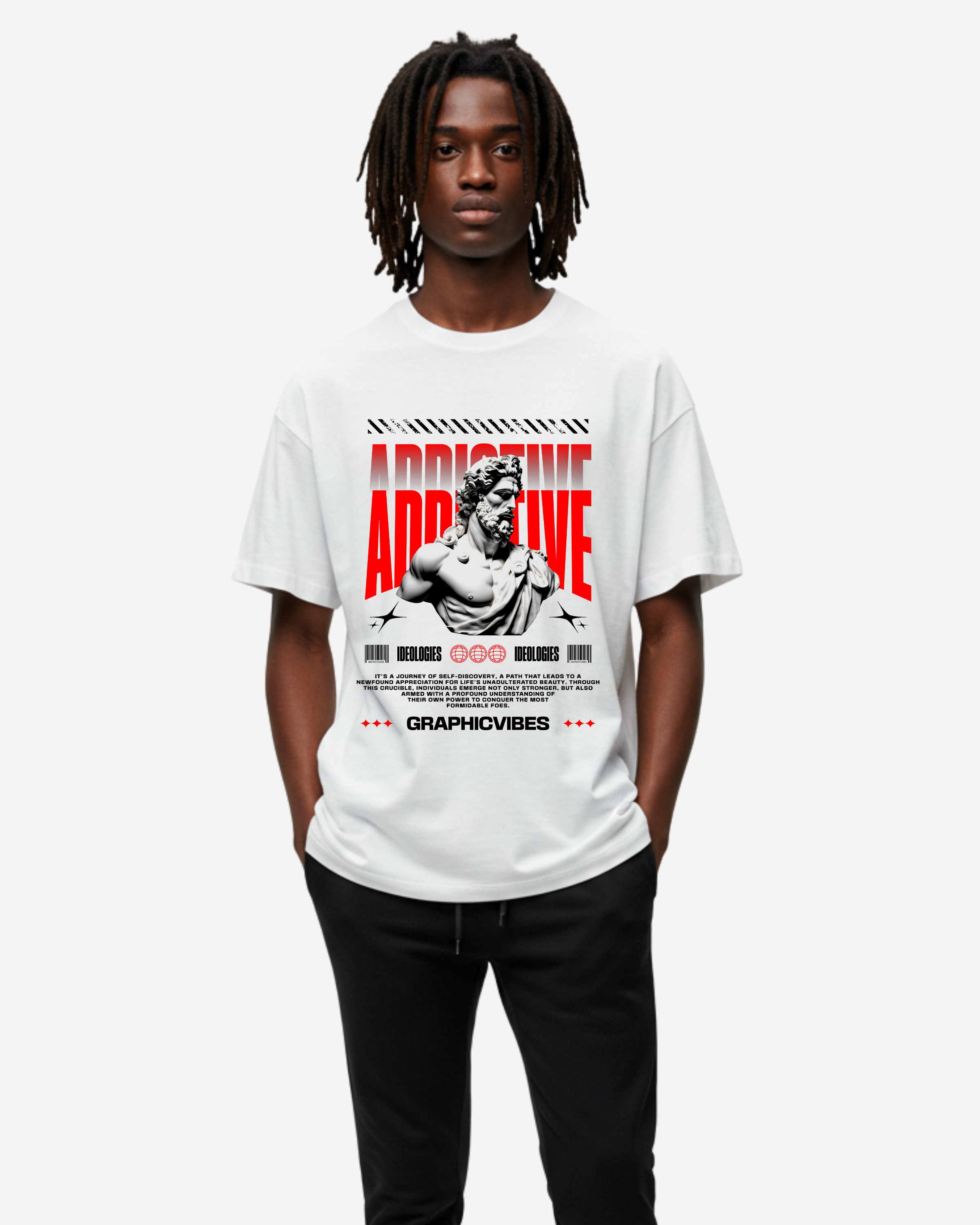 Addictive Men's Oversized T-Shirt