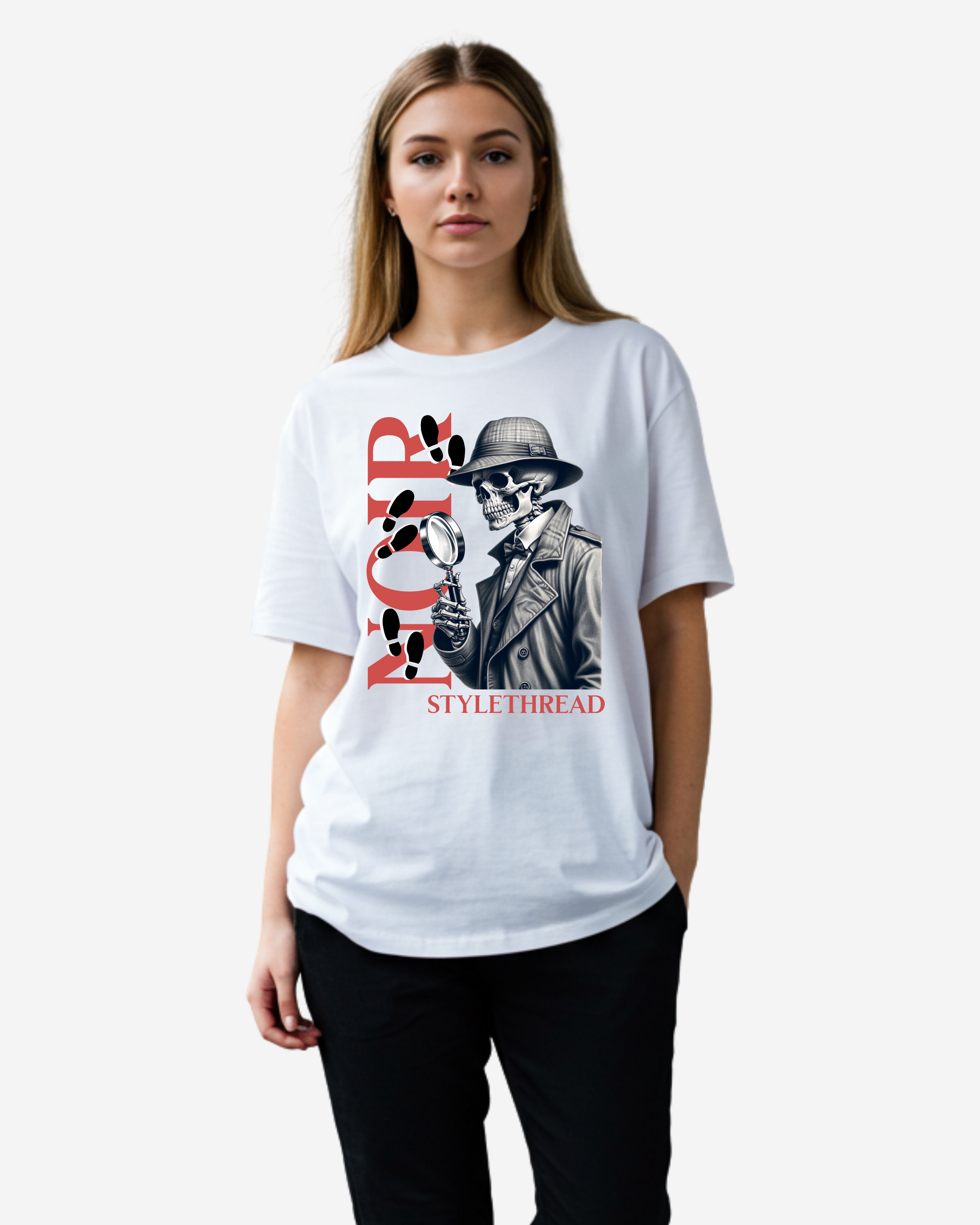 Detective Graphic Women's Oversized T-Shirt
