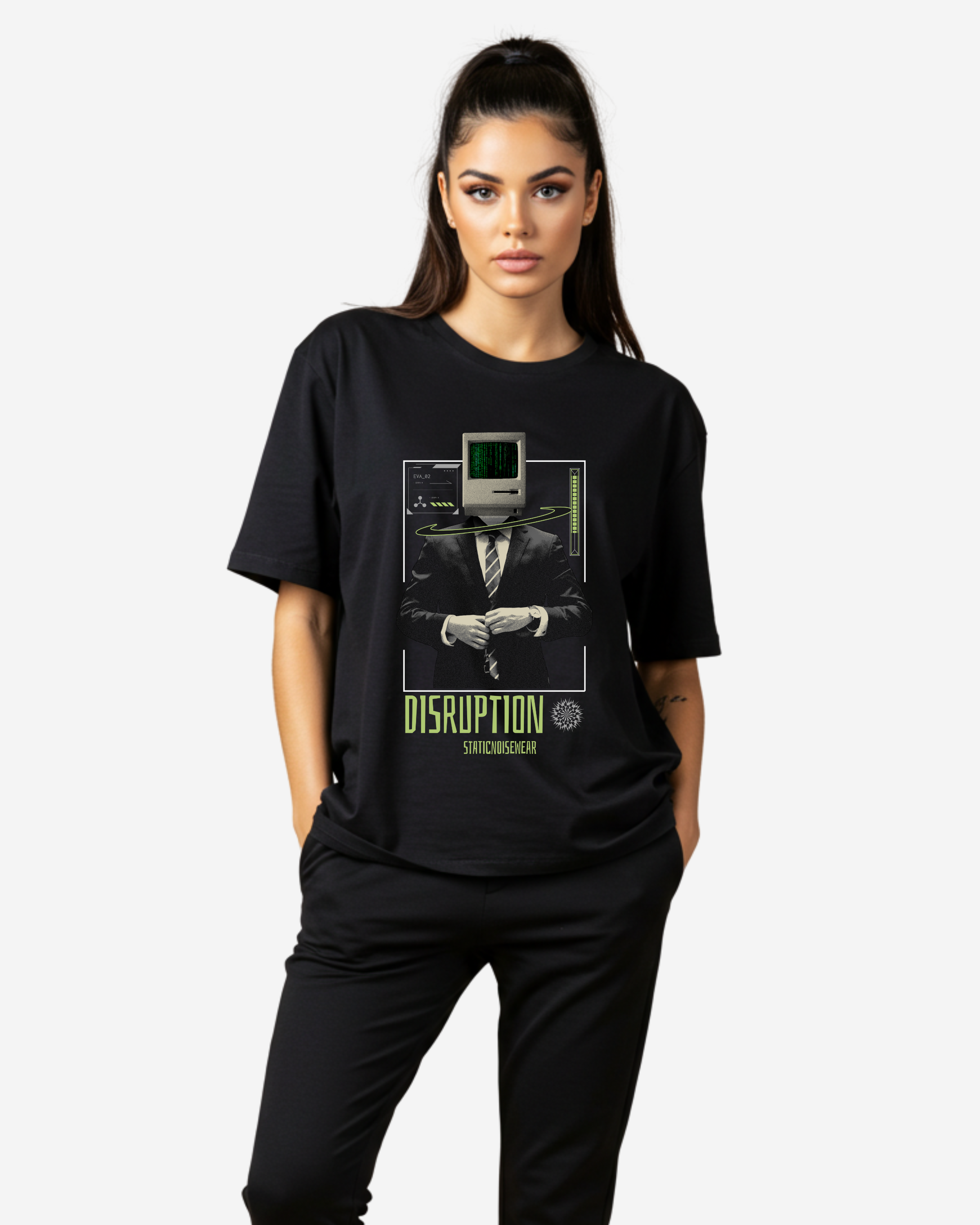 Disruption Women's Oversized T-Shirt