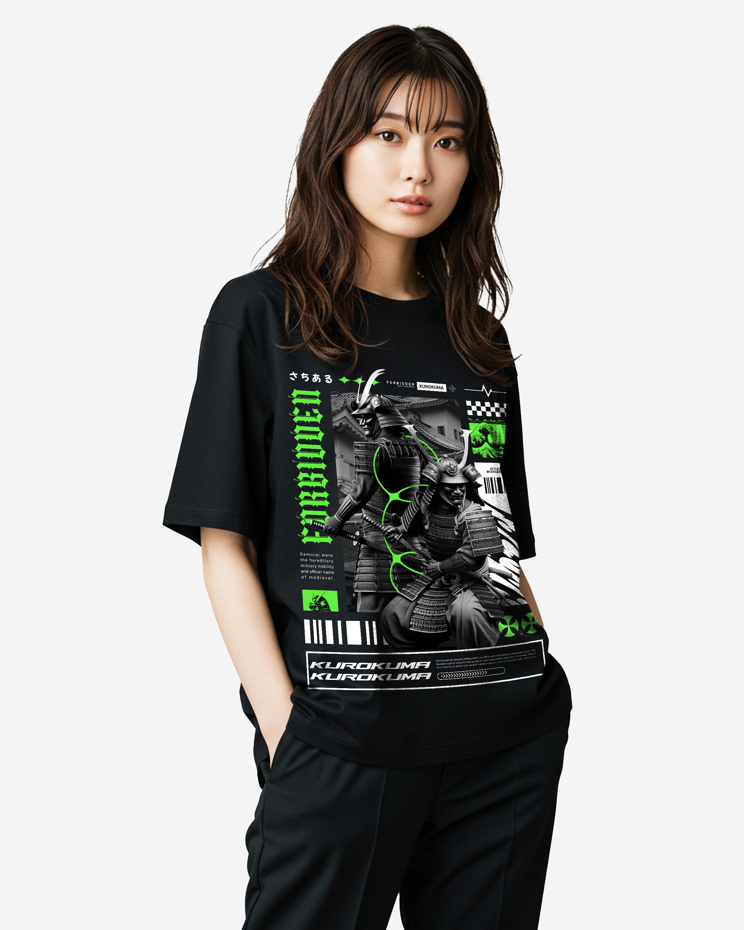 Forbidden Samurai Oversized T-Shirt
