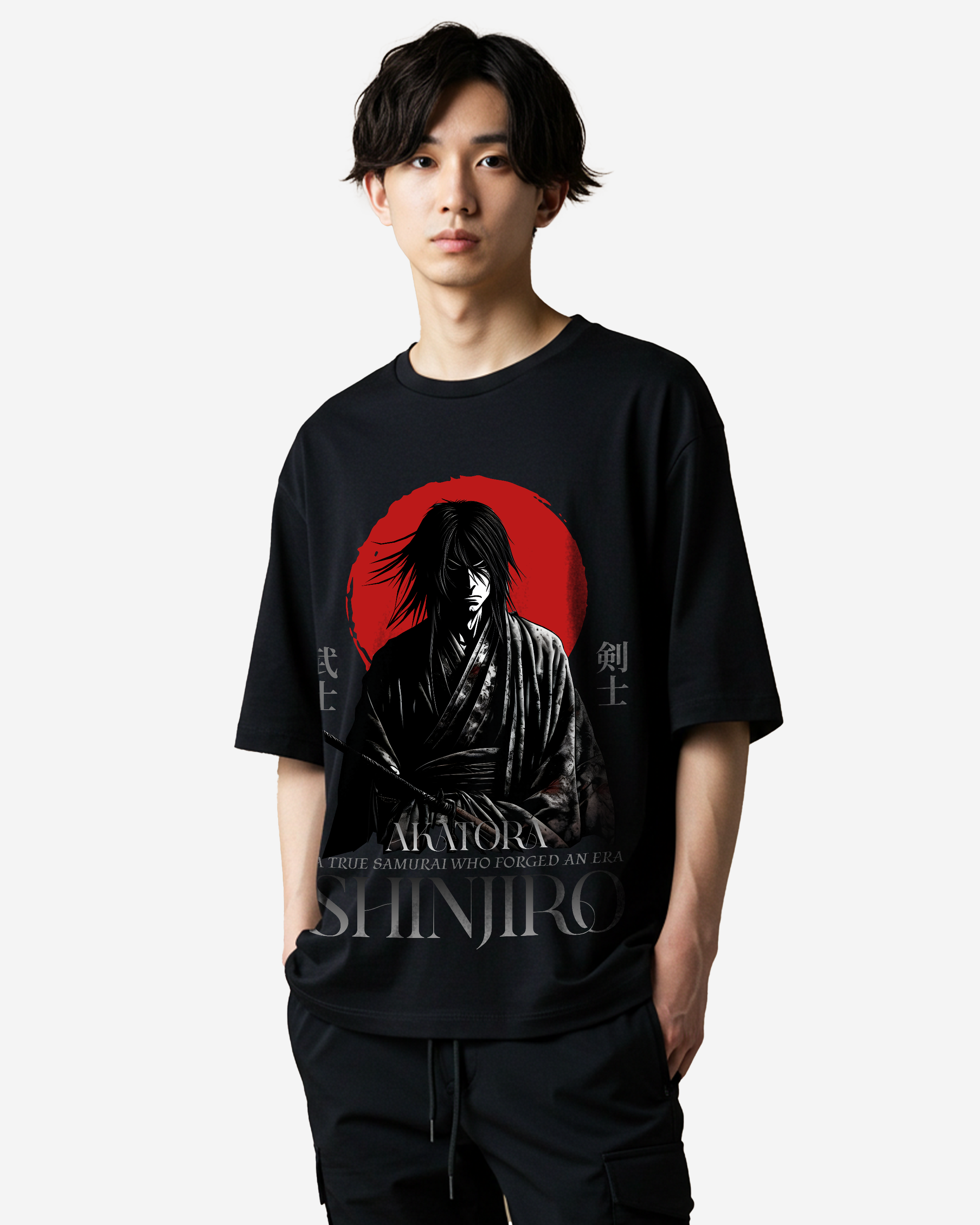 A True Samurai Oversized T-Shirts