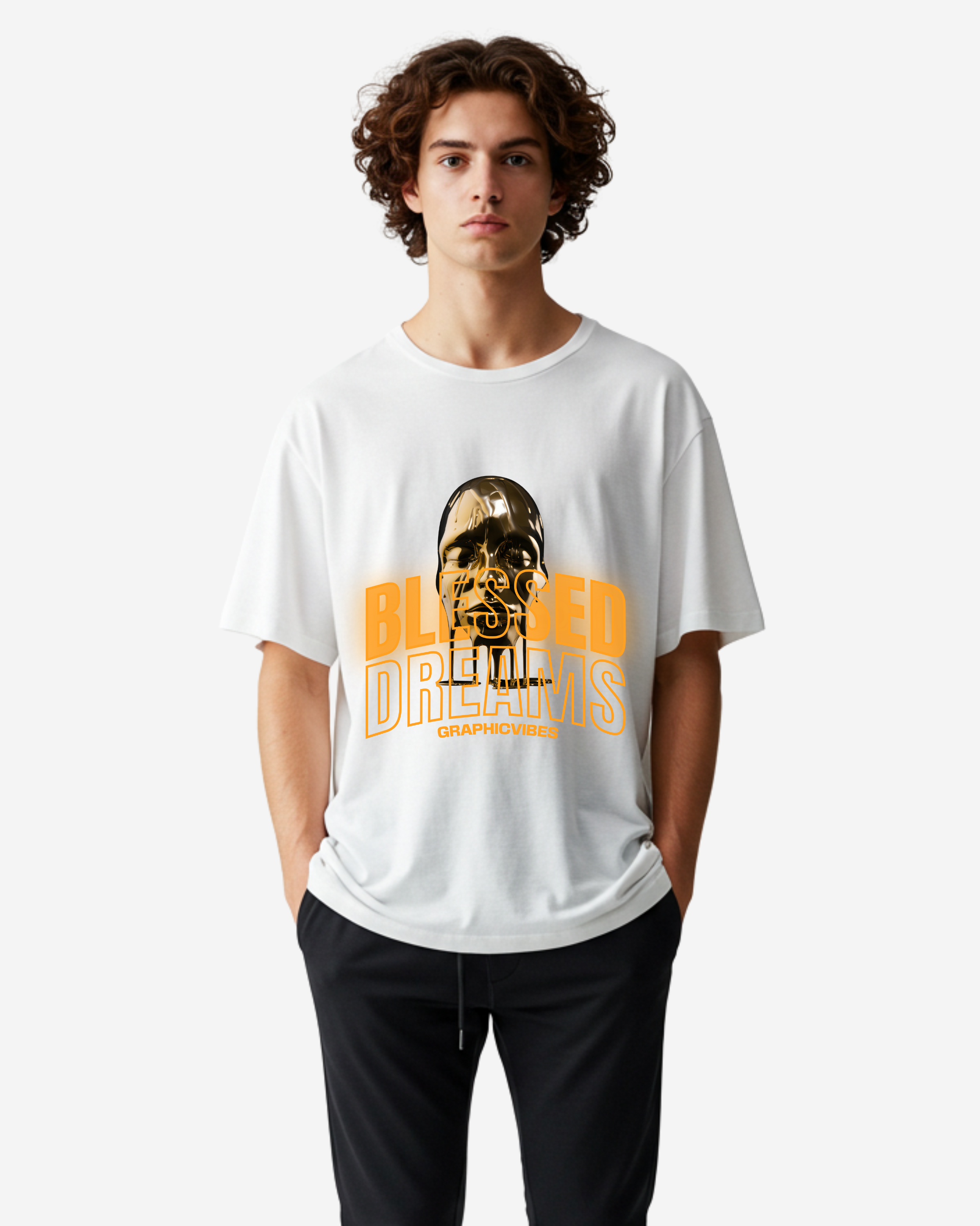 Blessed Dreams Men's Oversized T-Shirt