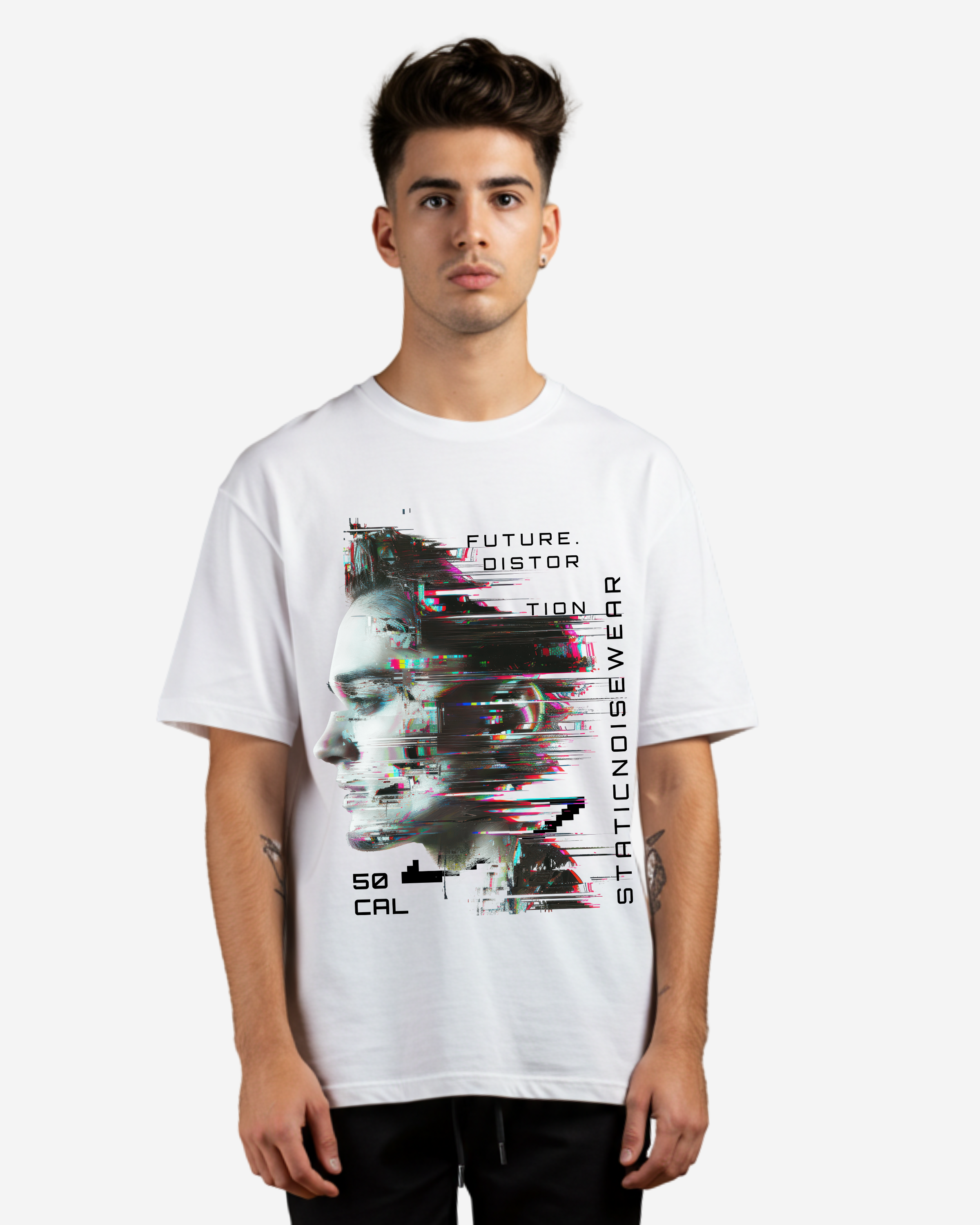 Future Distortion Men's Oversized T-Shirt