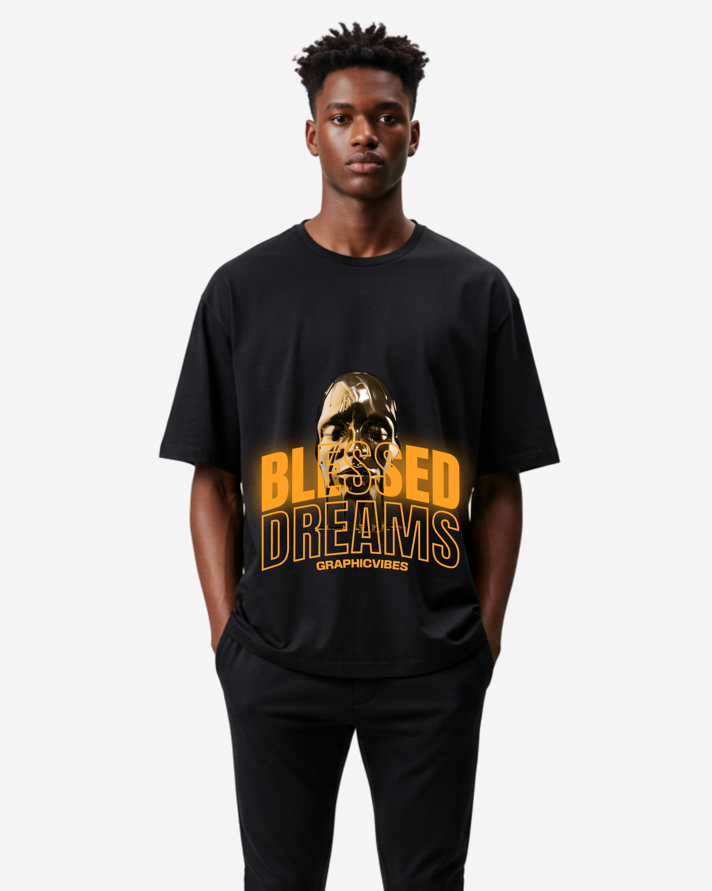 Blessed Dreams Men's Oversized T-Shirt