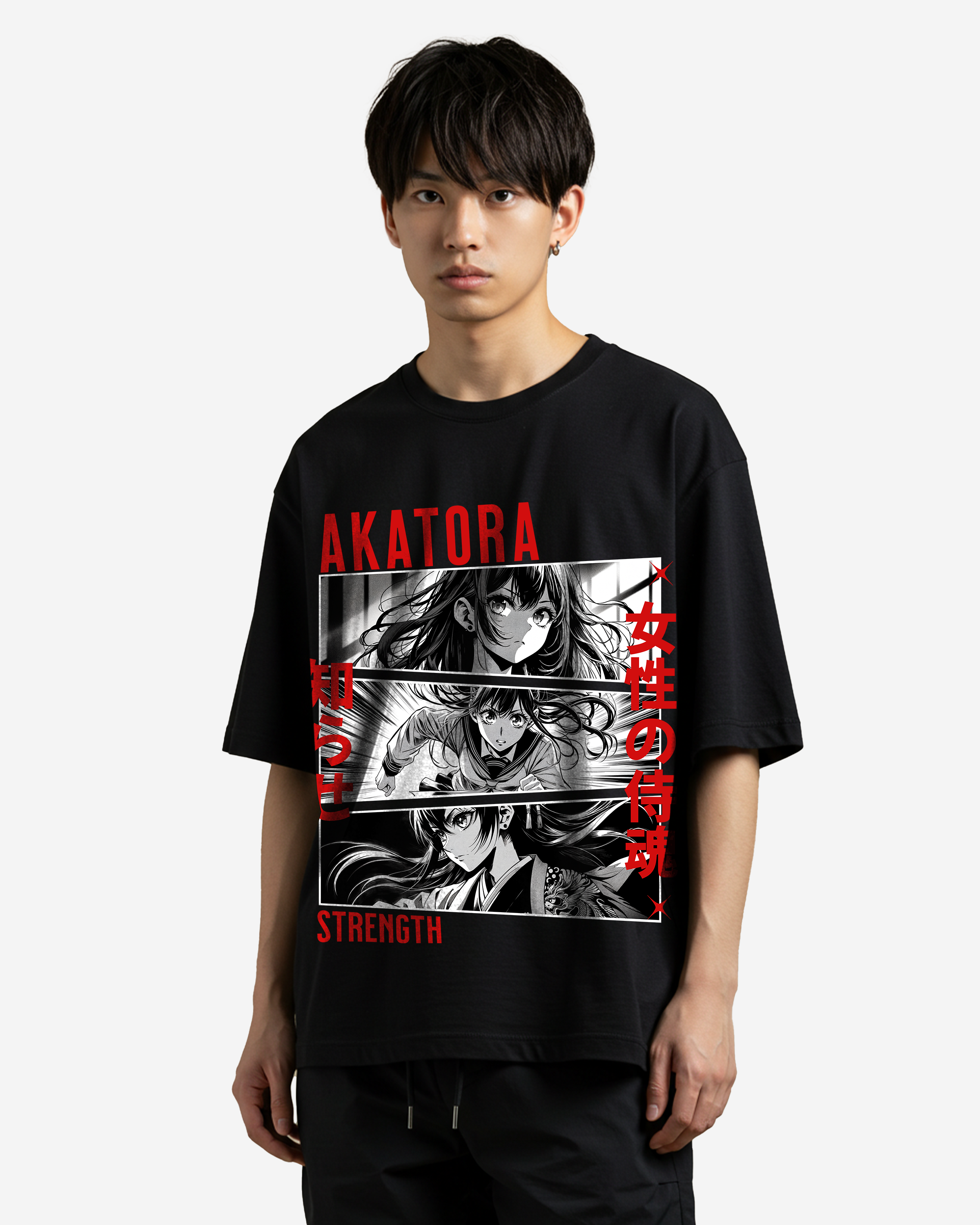Anime Comic Oversized T-Shirts
