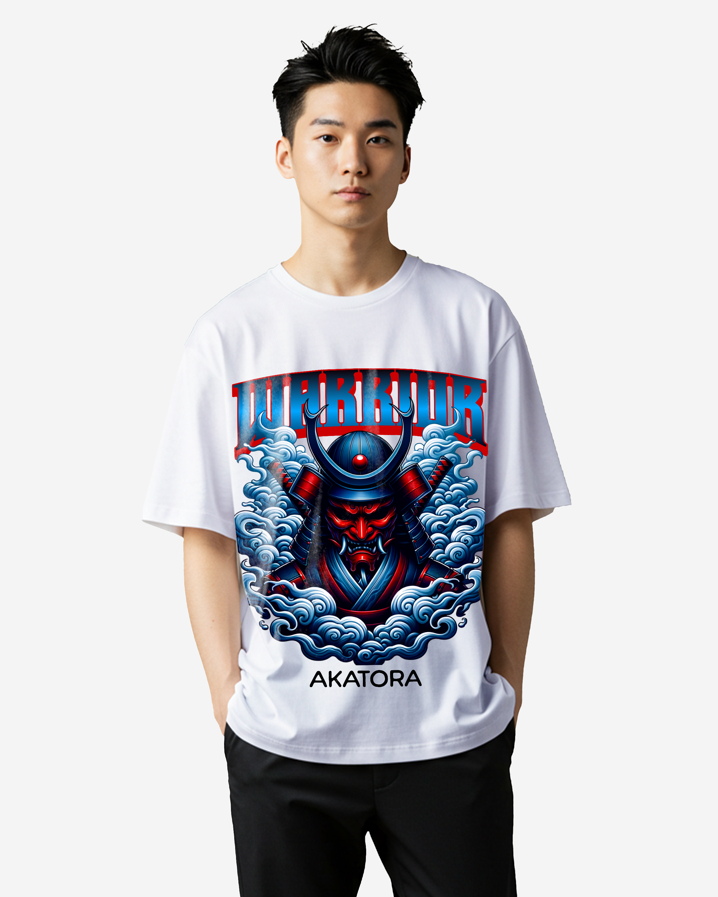 Samurai Warrior Oversized T-Shirts