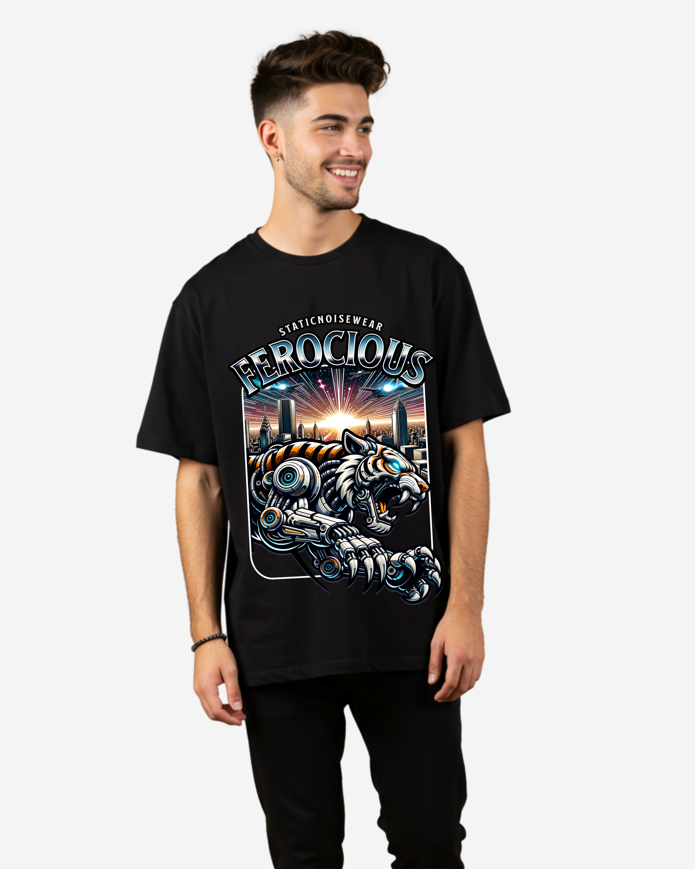 FEROCIOUS Men's Oversized T-Shirt