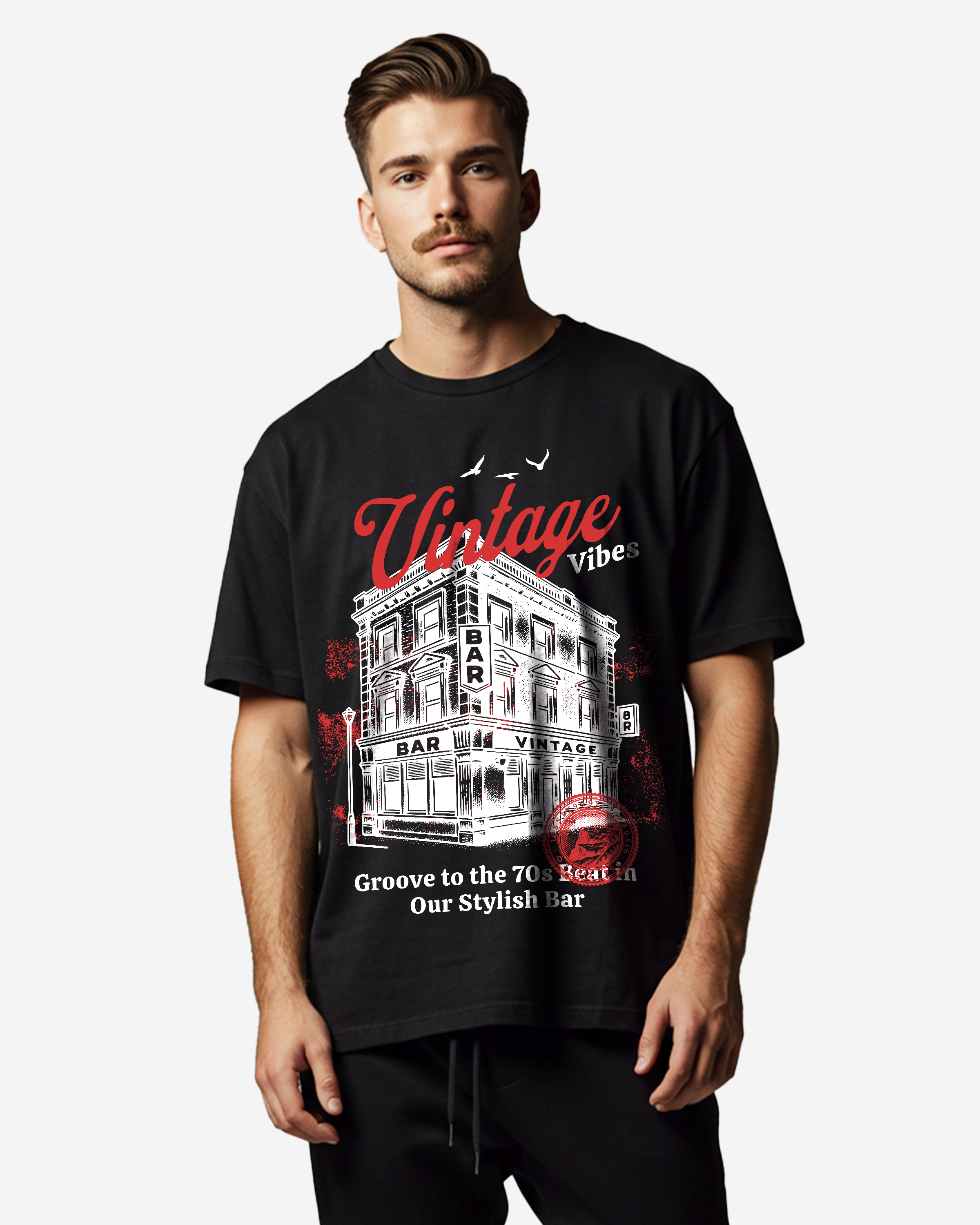 Boogie Wonderland Men's Oversized T-Shirt