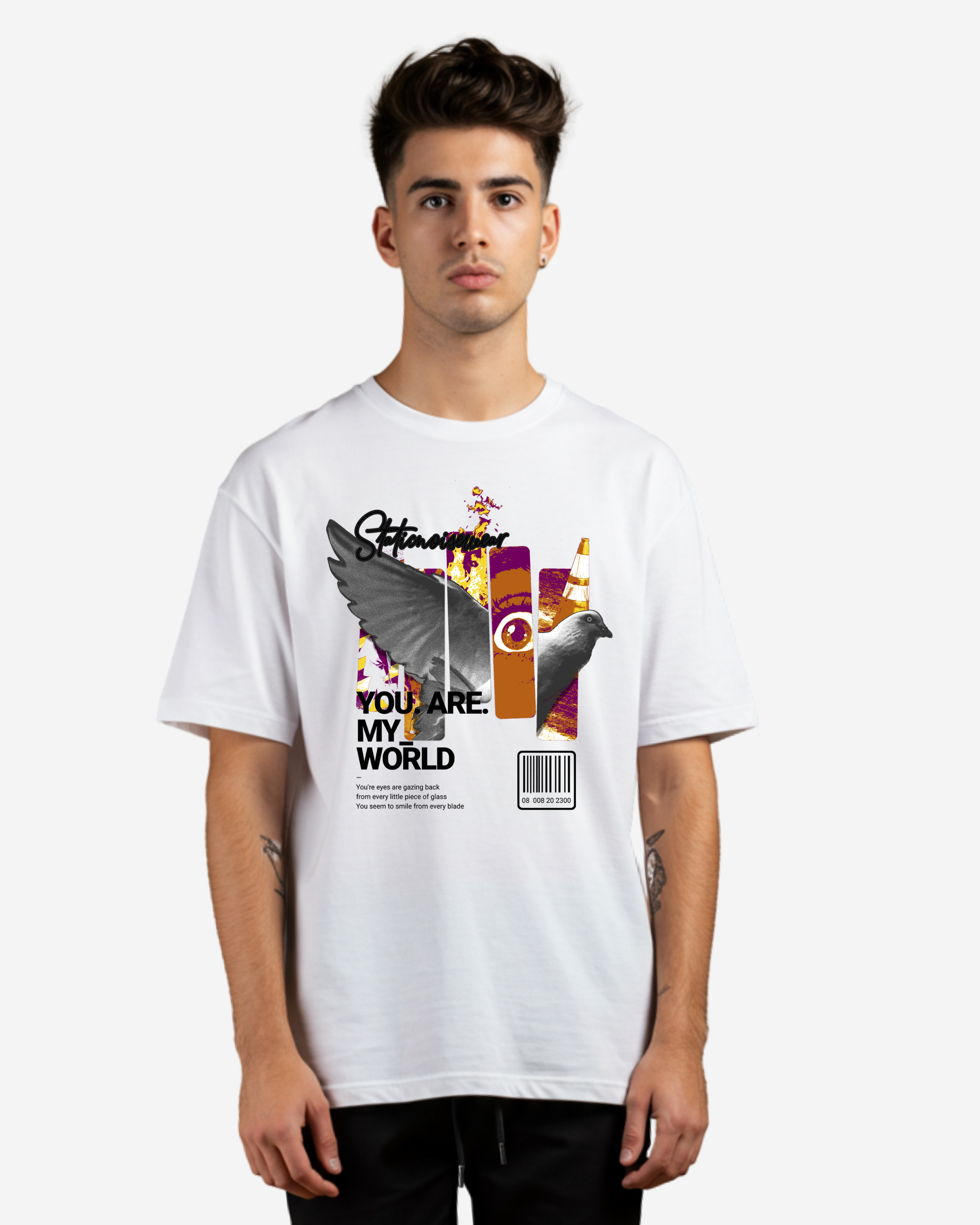 You are my world Men's Oversized T-Shirt