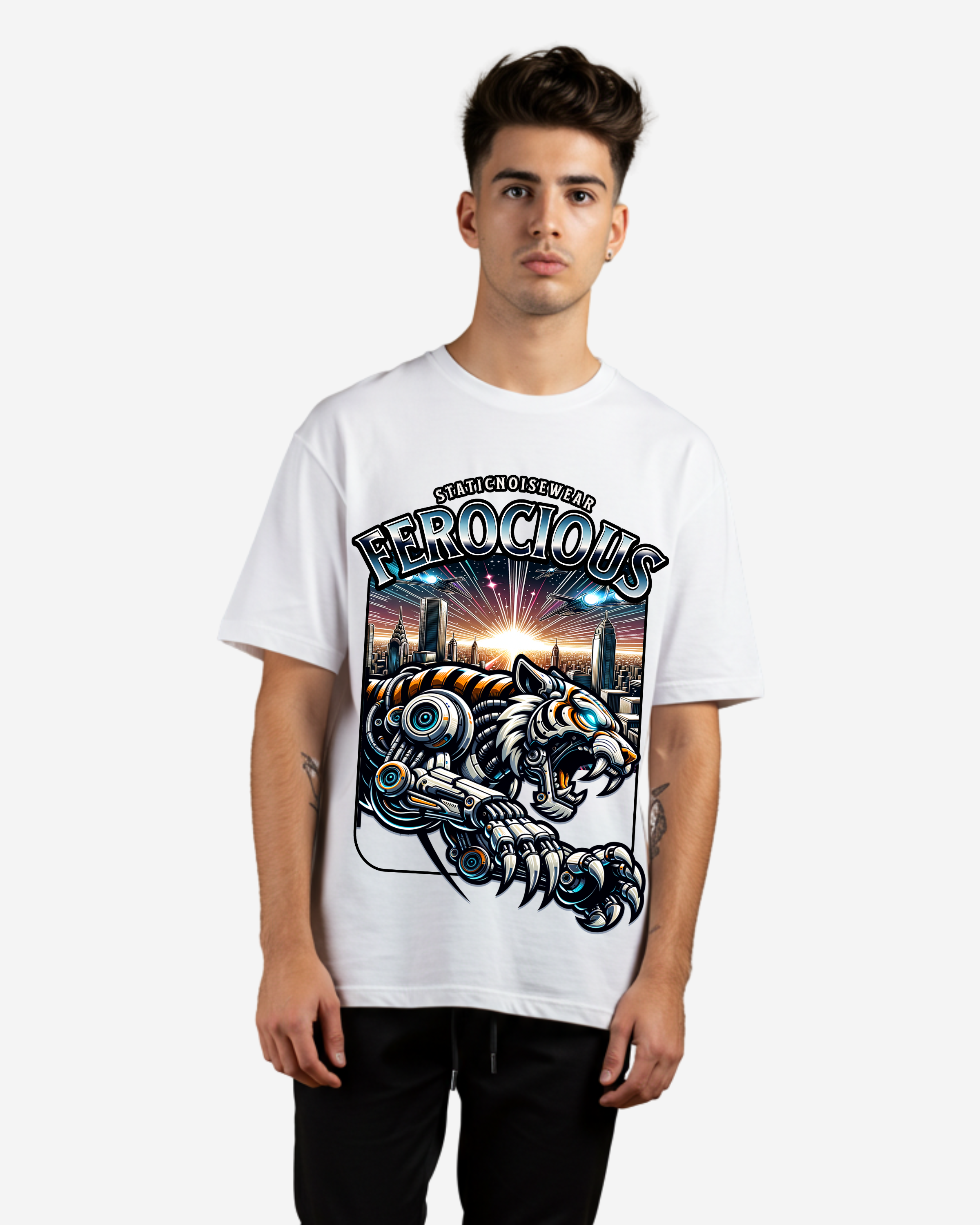 FEROCIOUS Men's Oversized T-Shirt