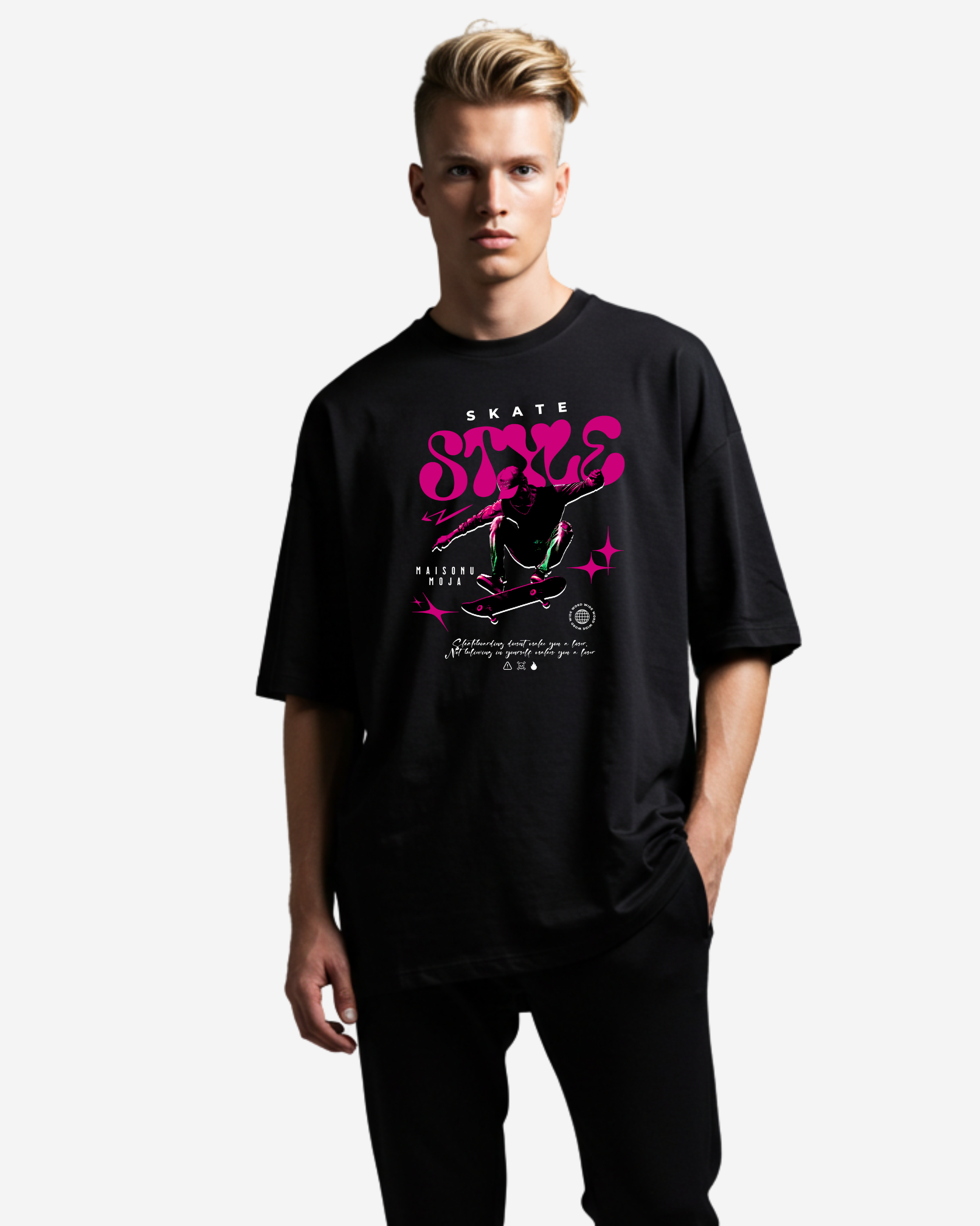 Skate Style Oversized T-Shirt