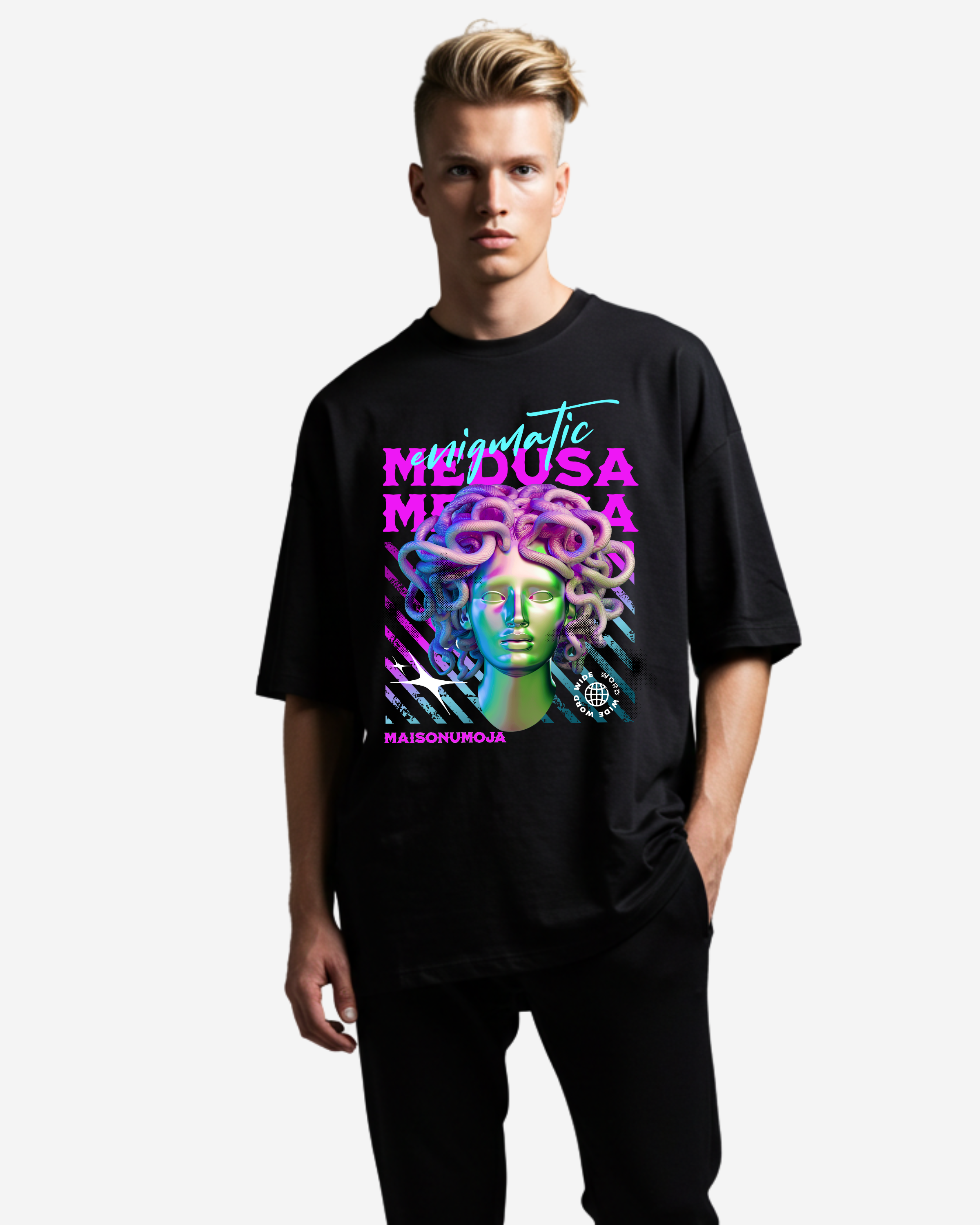 Enigmatic Medusa Oversized T-Shirt