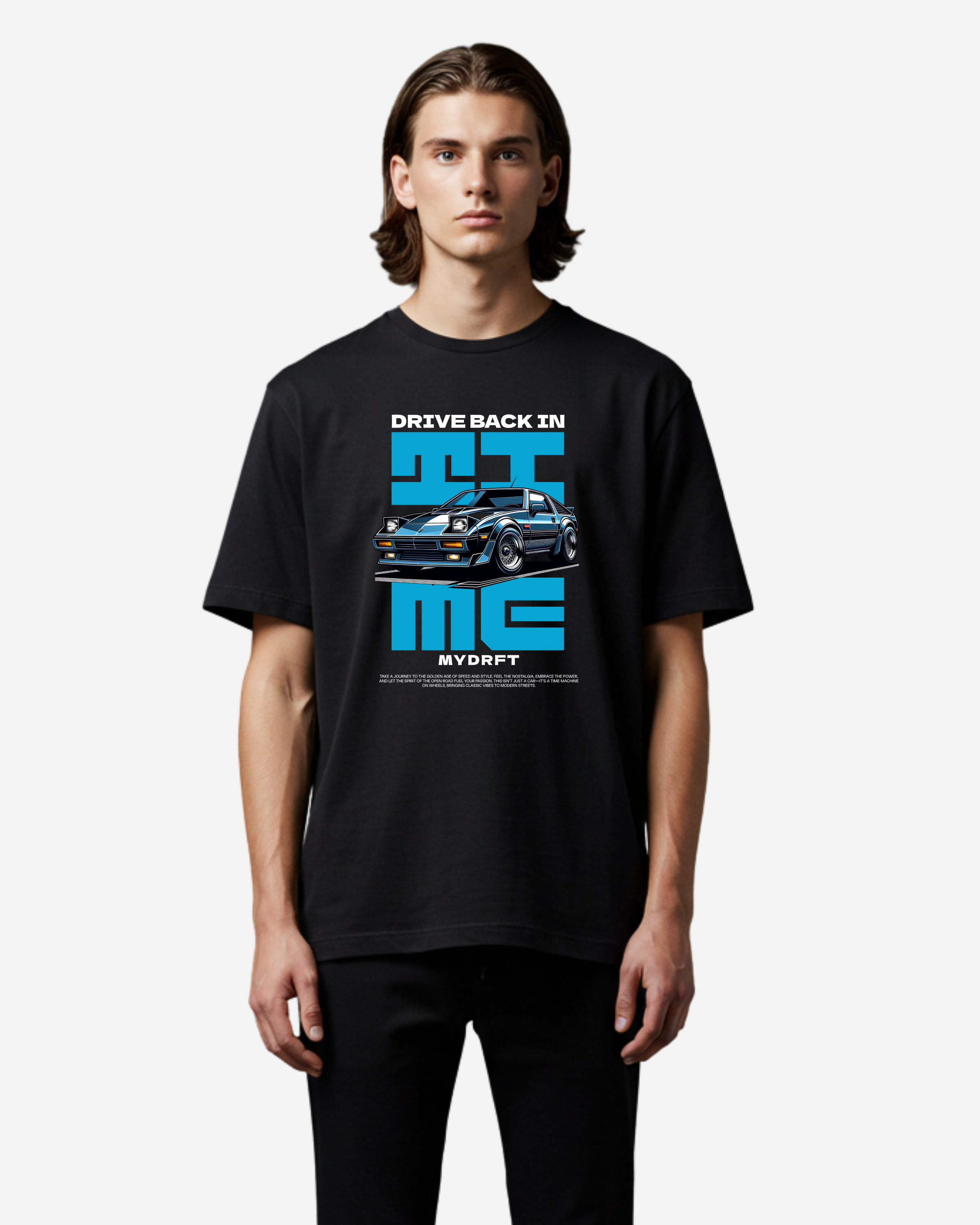 Drive Back In Oversized T-Shirt