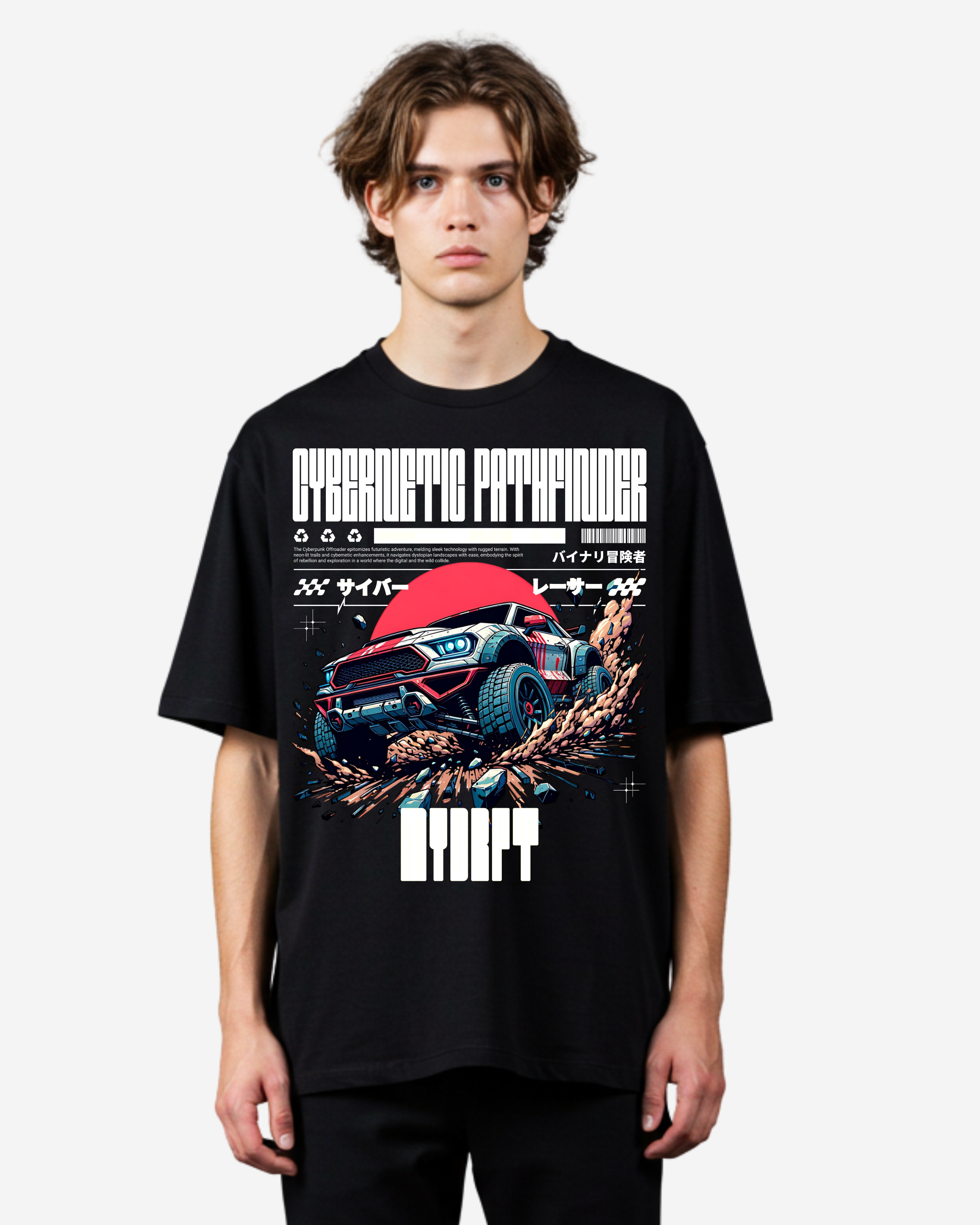 CYBERNETIC PATHFINDER Oversized T-Shirt
