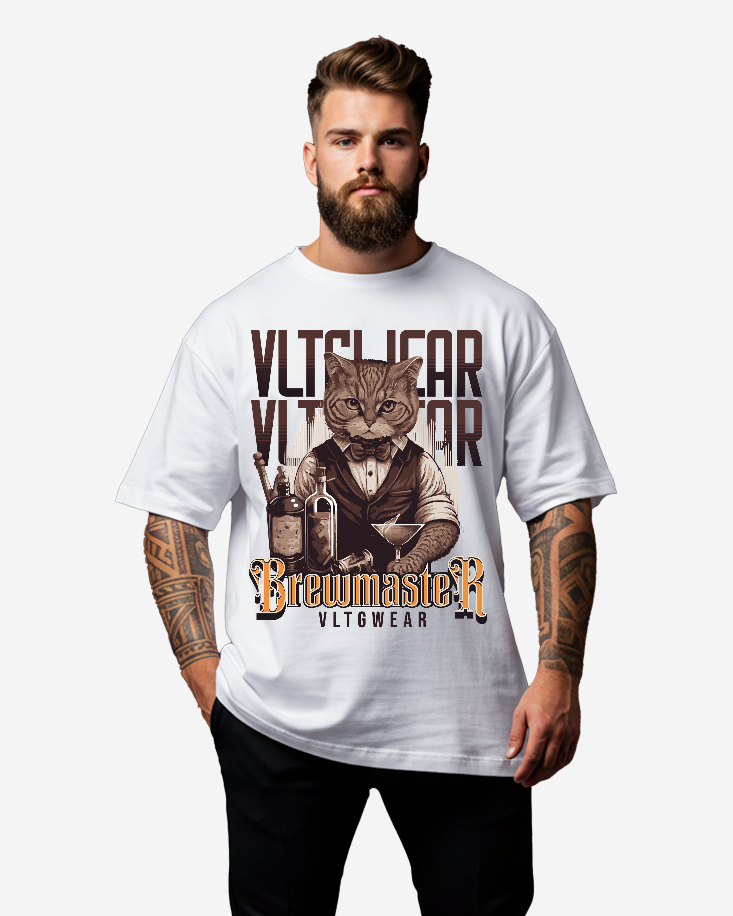 Brewmaster Men's Oversized T-Shirt