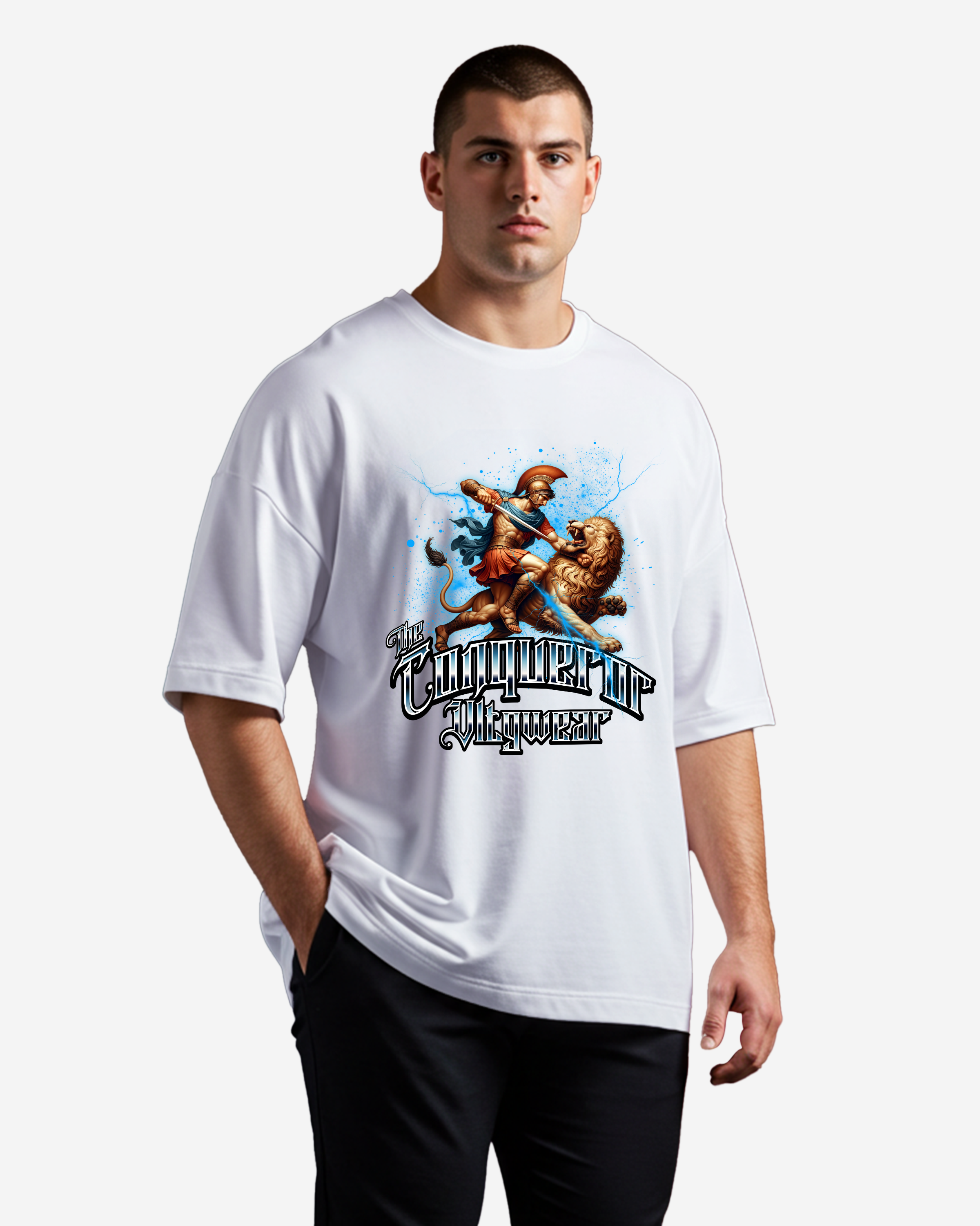 Conqueror Men's Oversized T-Shirt