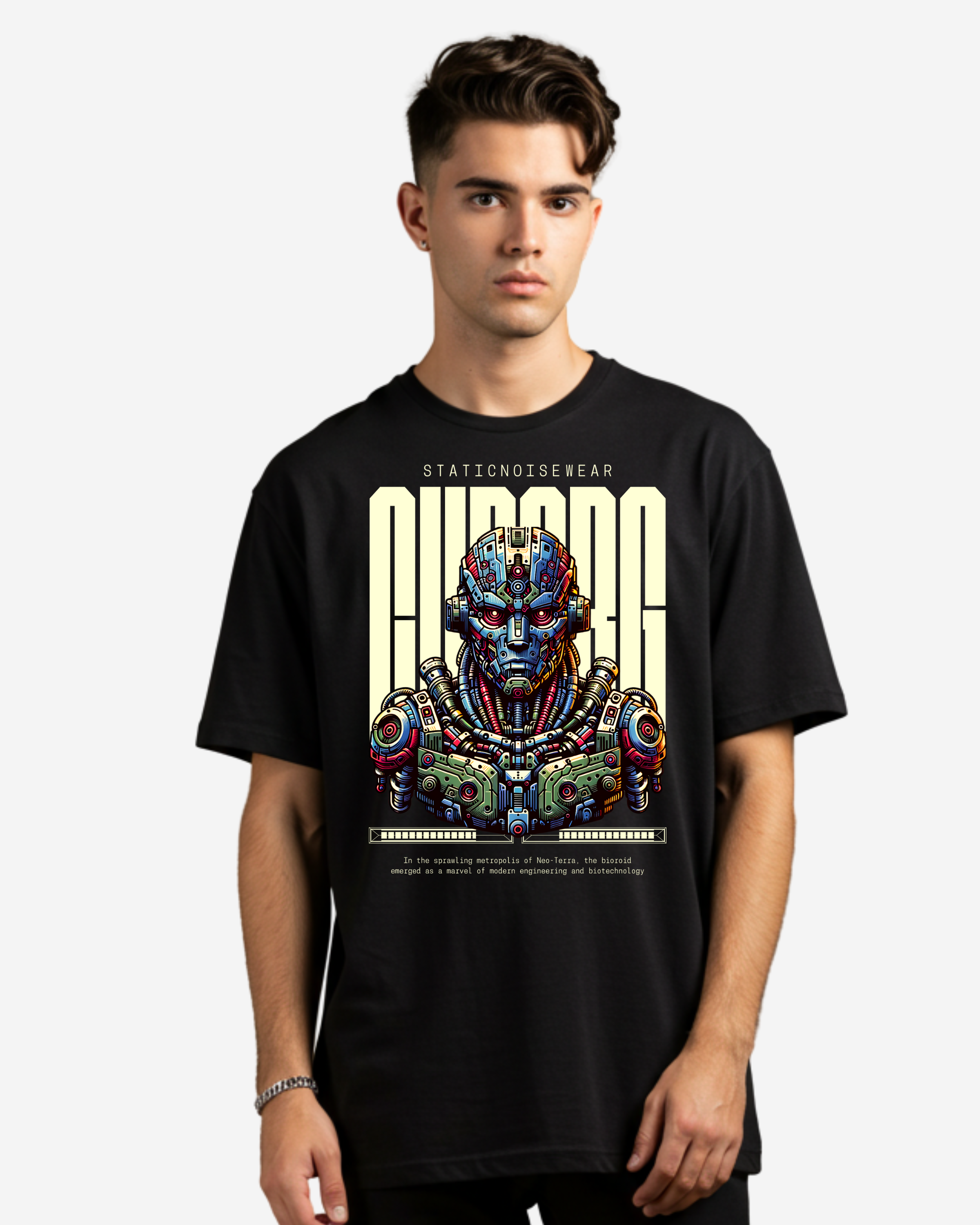 Cyborg Men's Oversized T-Shirt