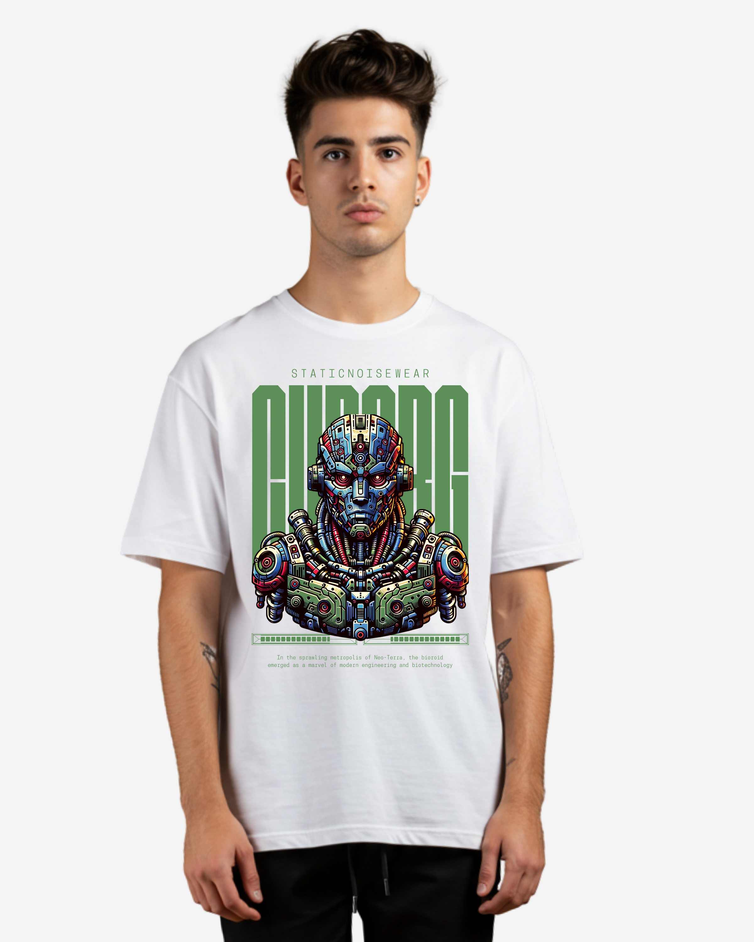 Cyborg Men's Oversized T-Shirt
