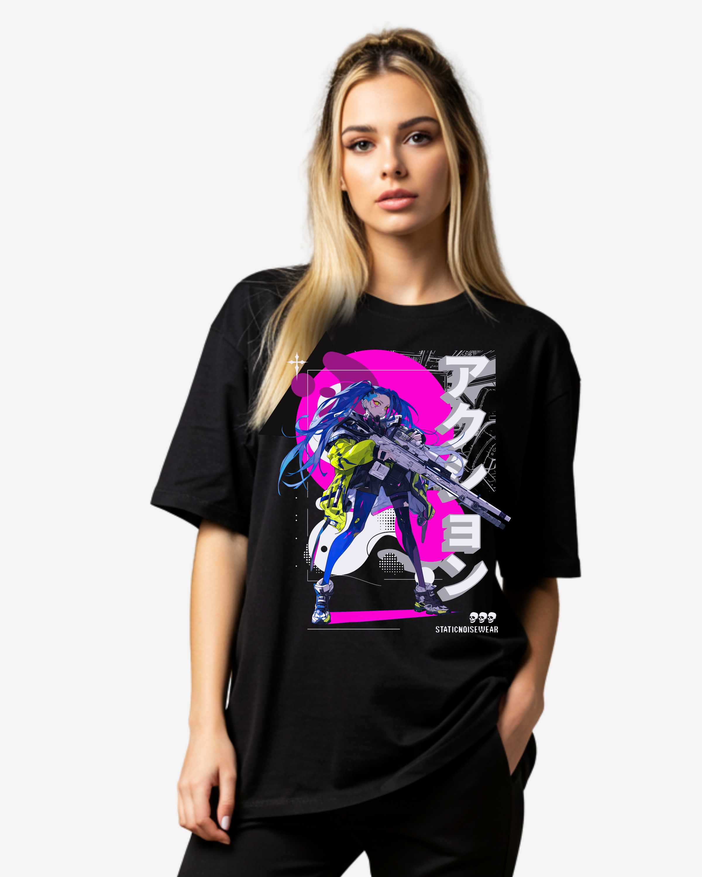 Digital Action Women's Oversized T-Shirt