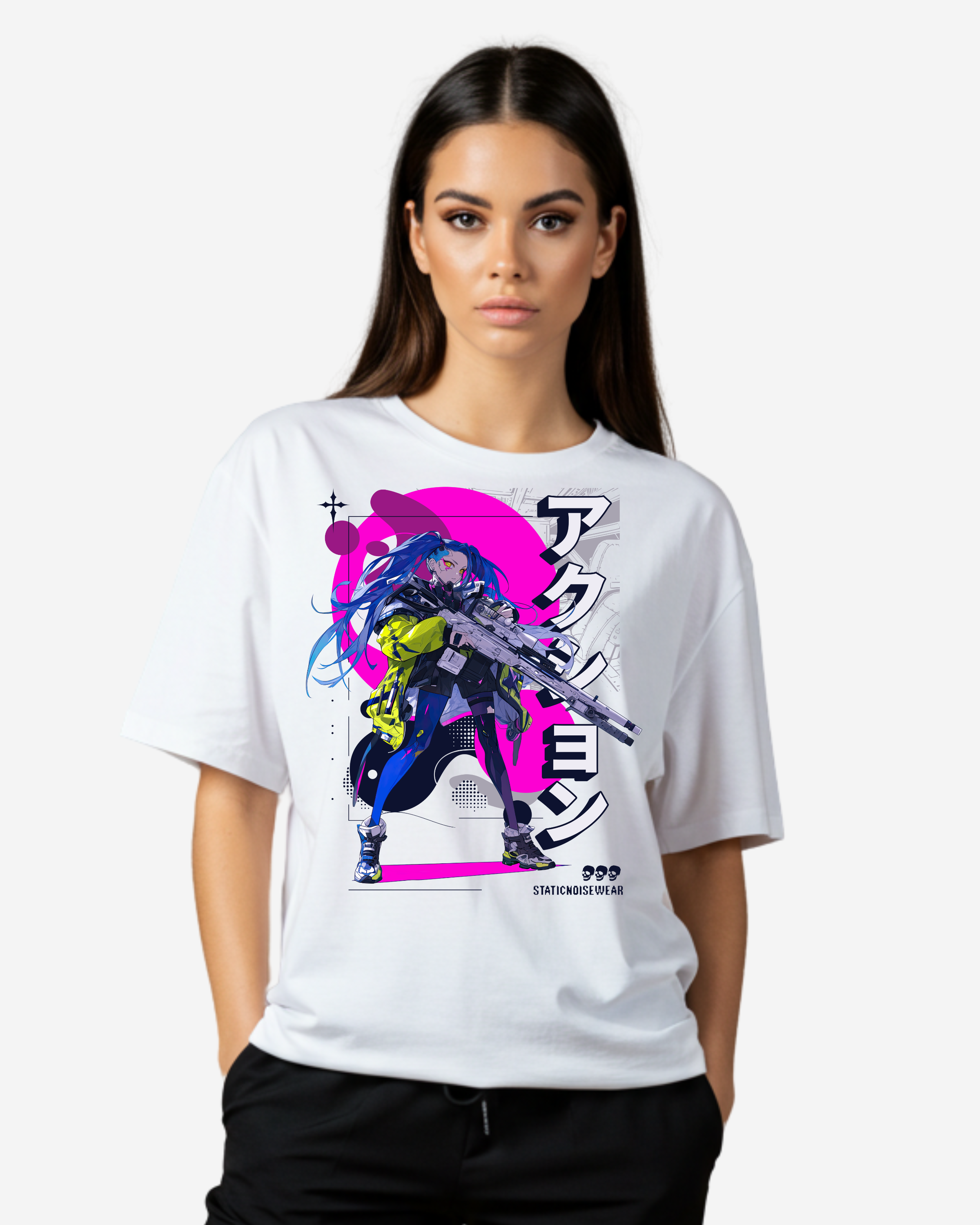 Digital Action Women's Oversized T-Shirt