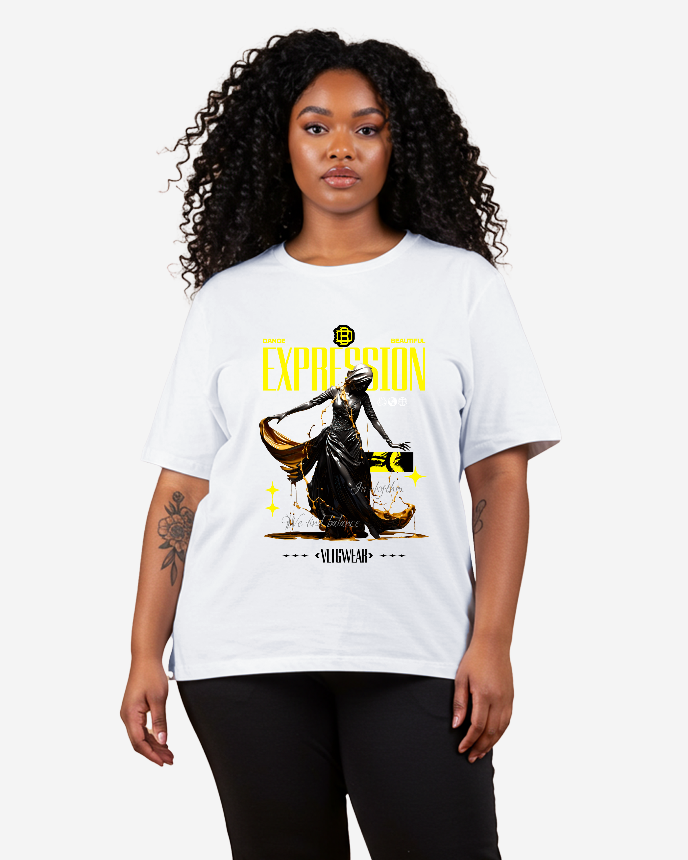Dance Beautiful Expression Women's Oversized T-Shirt