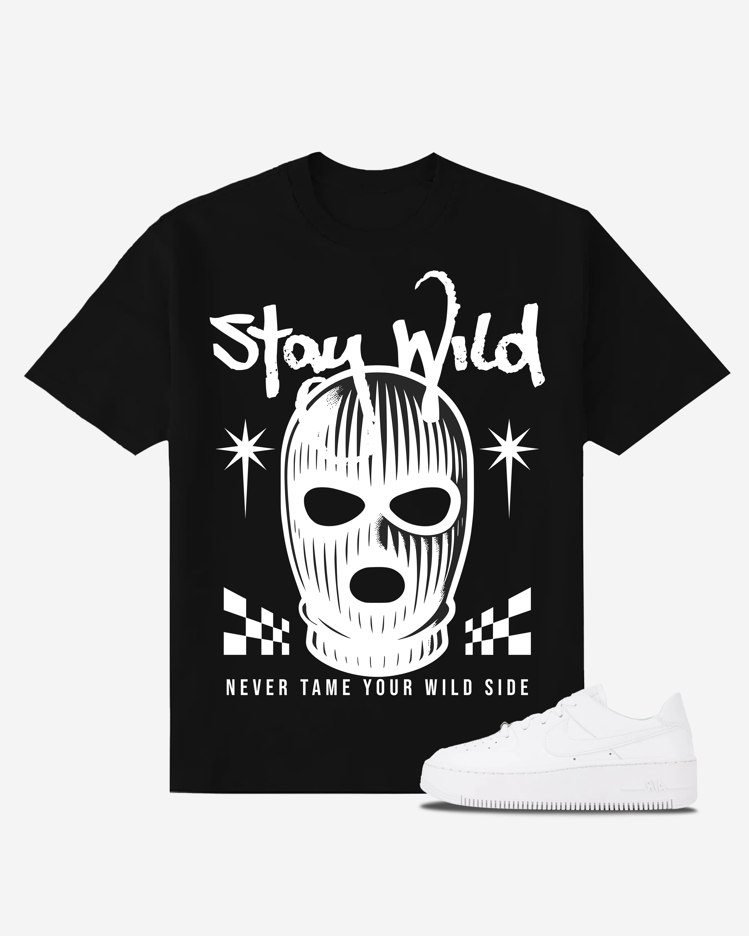 Ski Mask Gangster Stay Wild T-Shirt