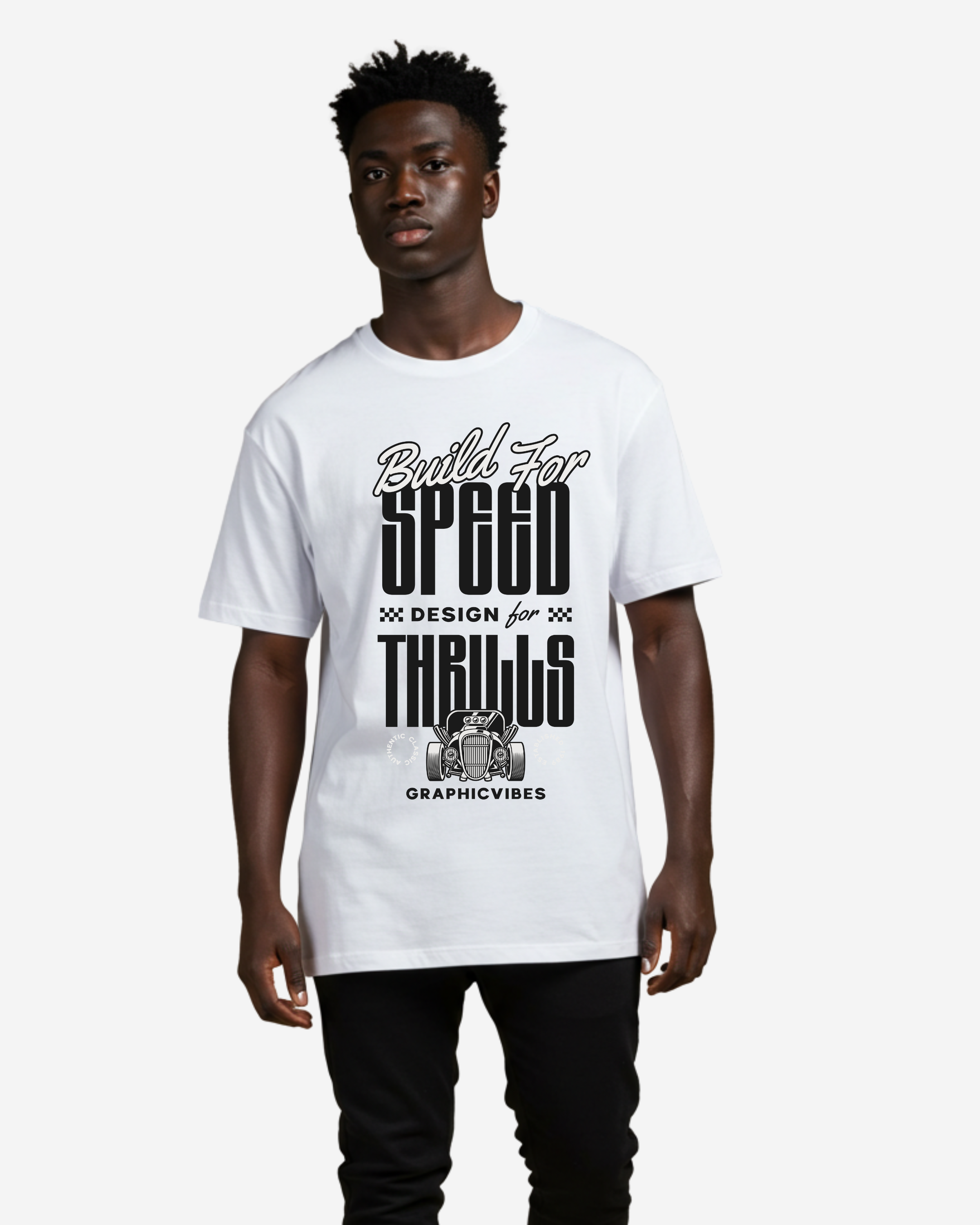 Build for Speed Men's Oversized T-Shirt