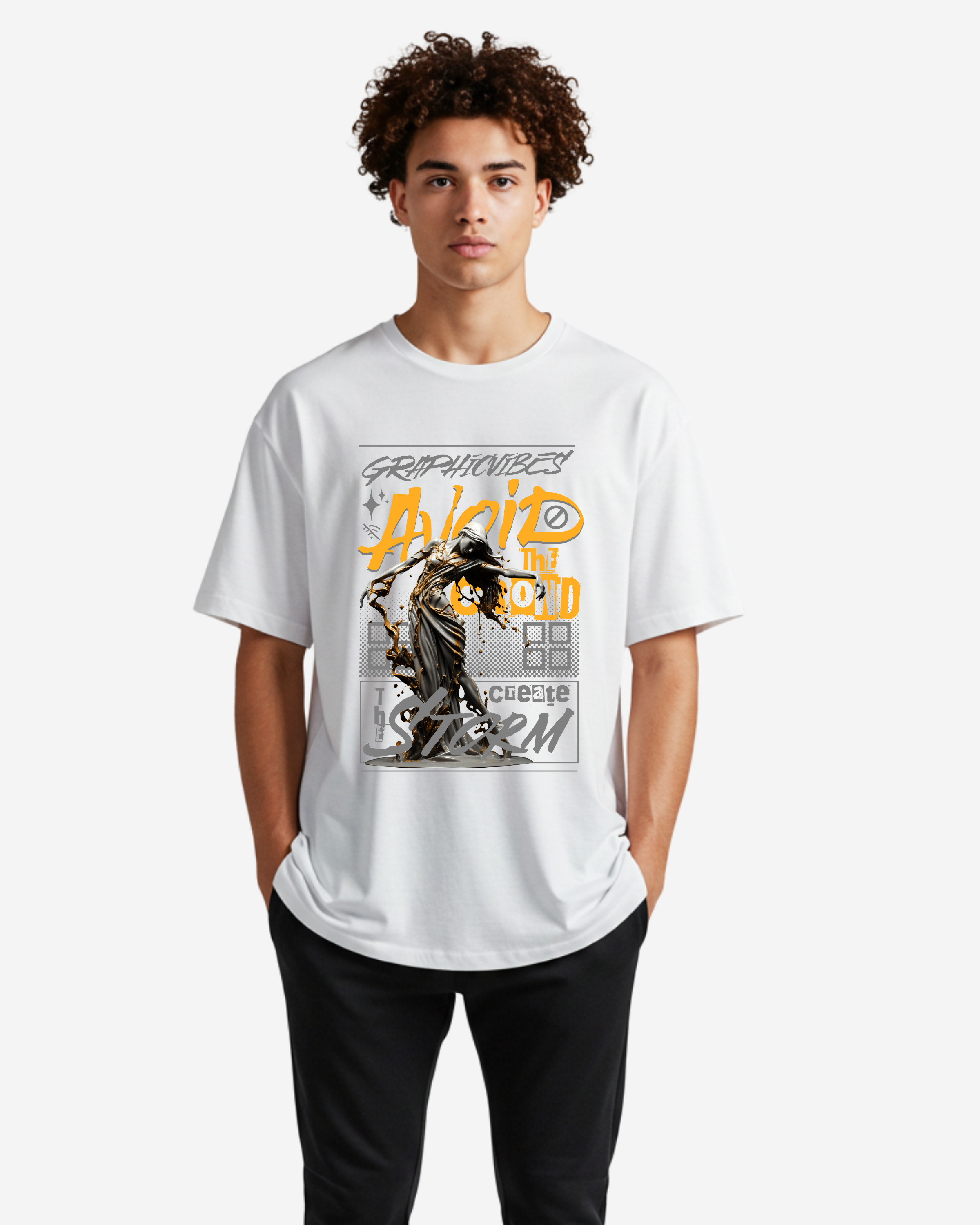 Create The Storm Men's Oversized T-Shirt