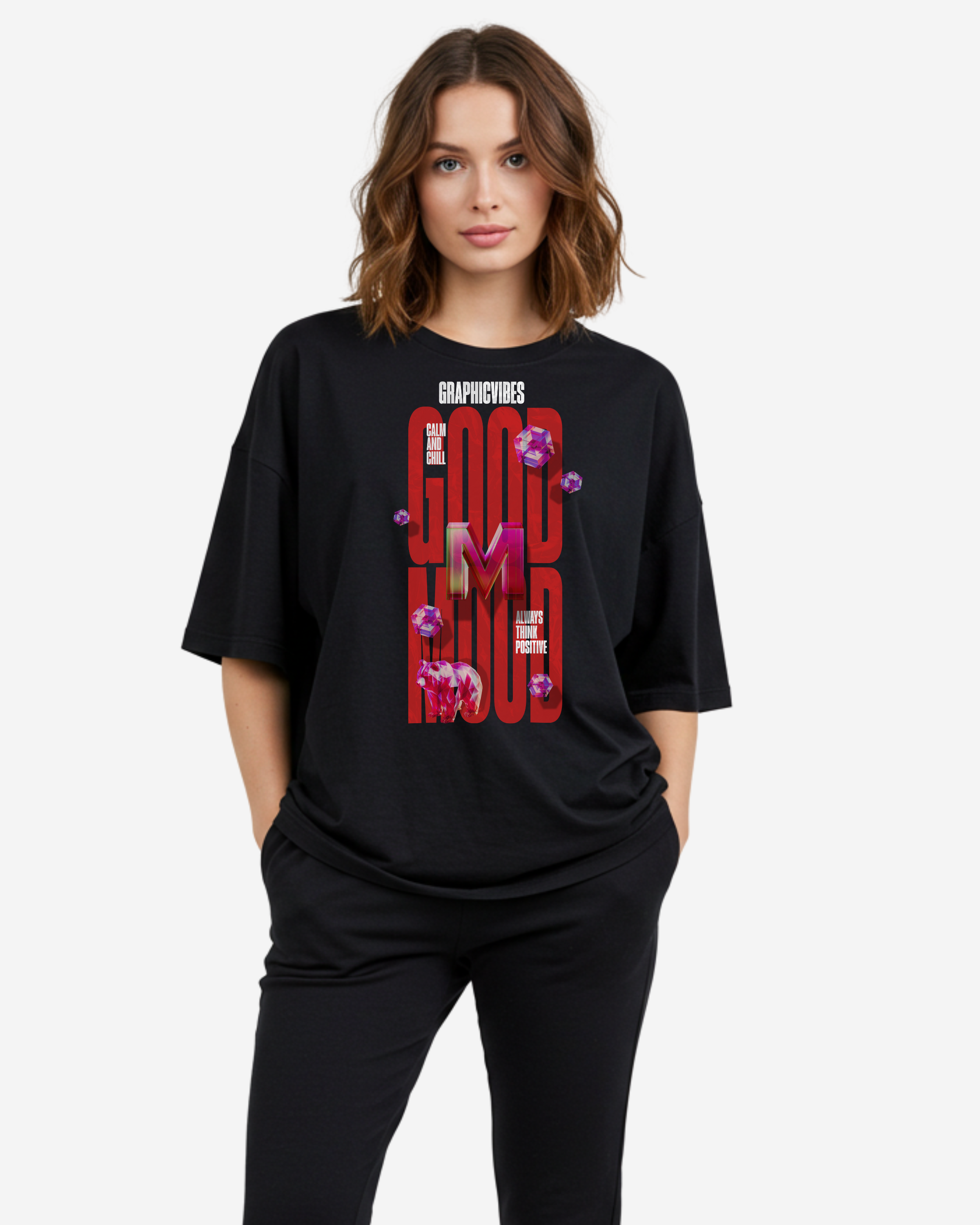 Good Mood Women's Oversized T-Shirt